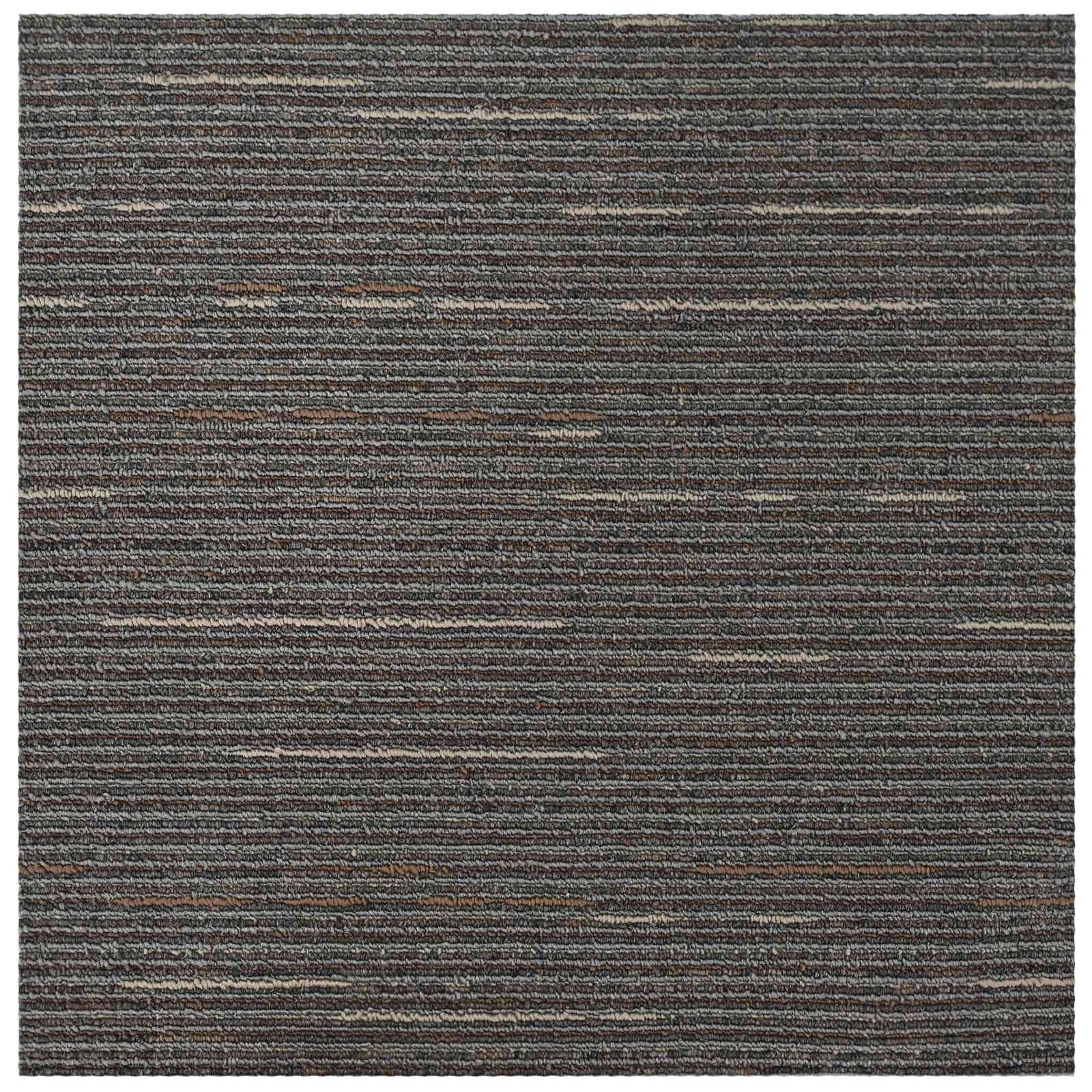 vidaXL Płytka dywanowa Wzorzysty ciemny brąz 50 x 50 cm 4 pcs