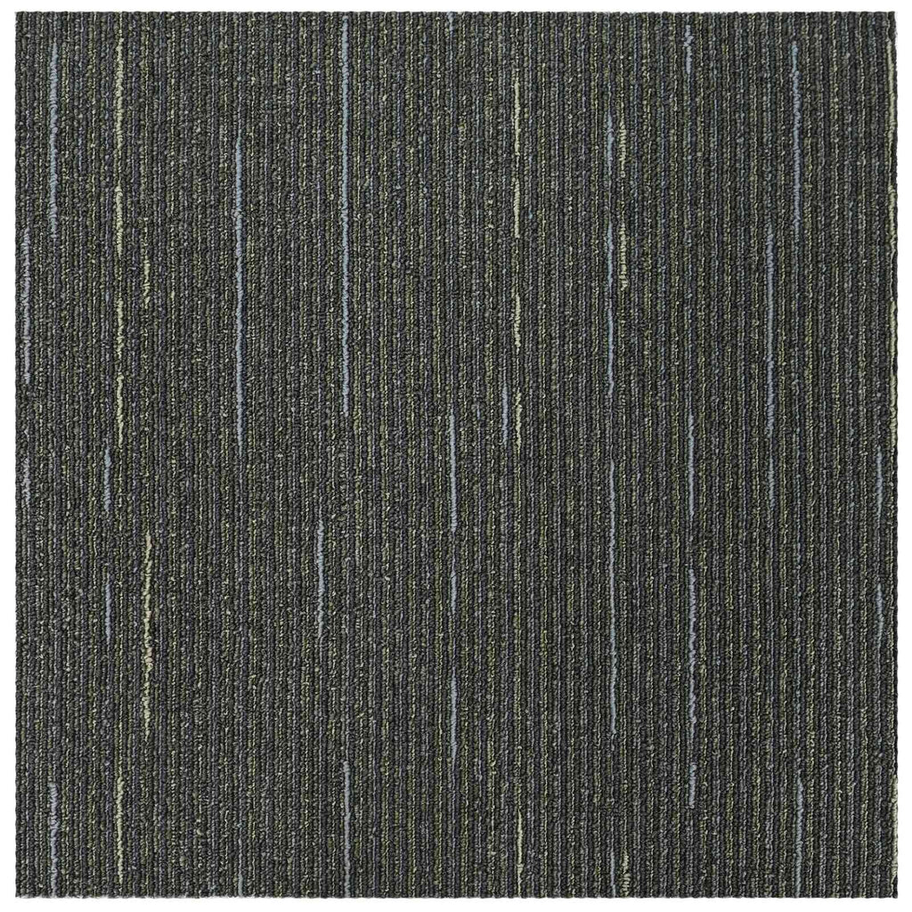 vidaXL Płytka dywanowa Pasykowany Jasnozielony 50 x 50 cm 4 pcs