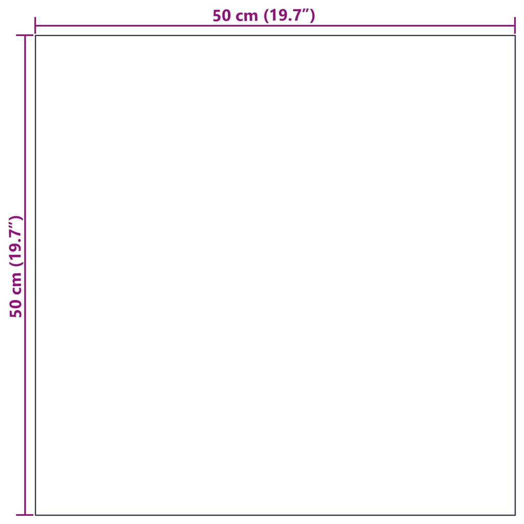 vidaXL Płytka dywanowa W paski niebieski 50 x 50 cm 36 pcs PP i bitum