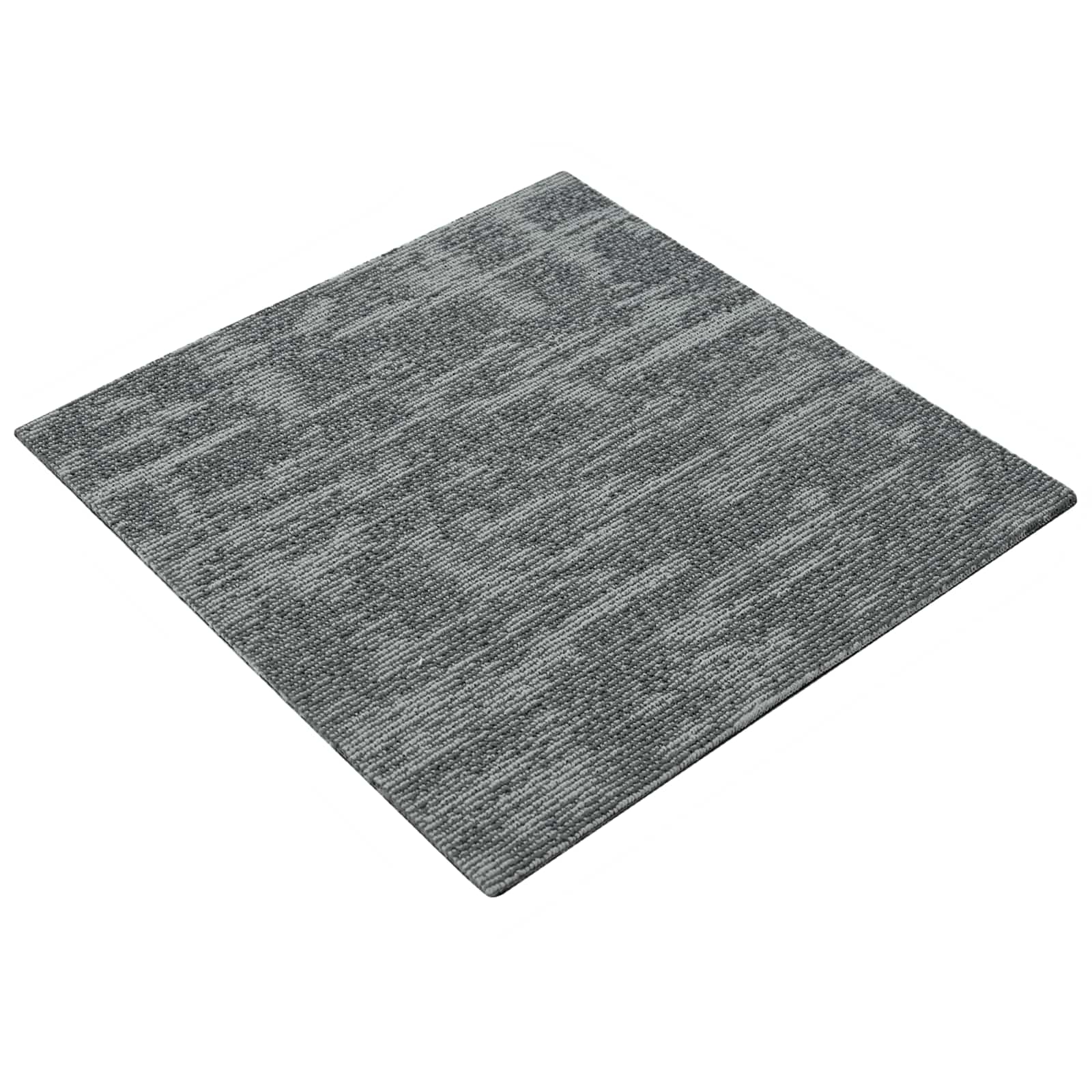 vidaXL Płytka dywanowa Szary kamień 50 x 50 cm 36 pcs PP i bitum