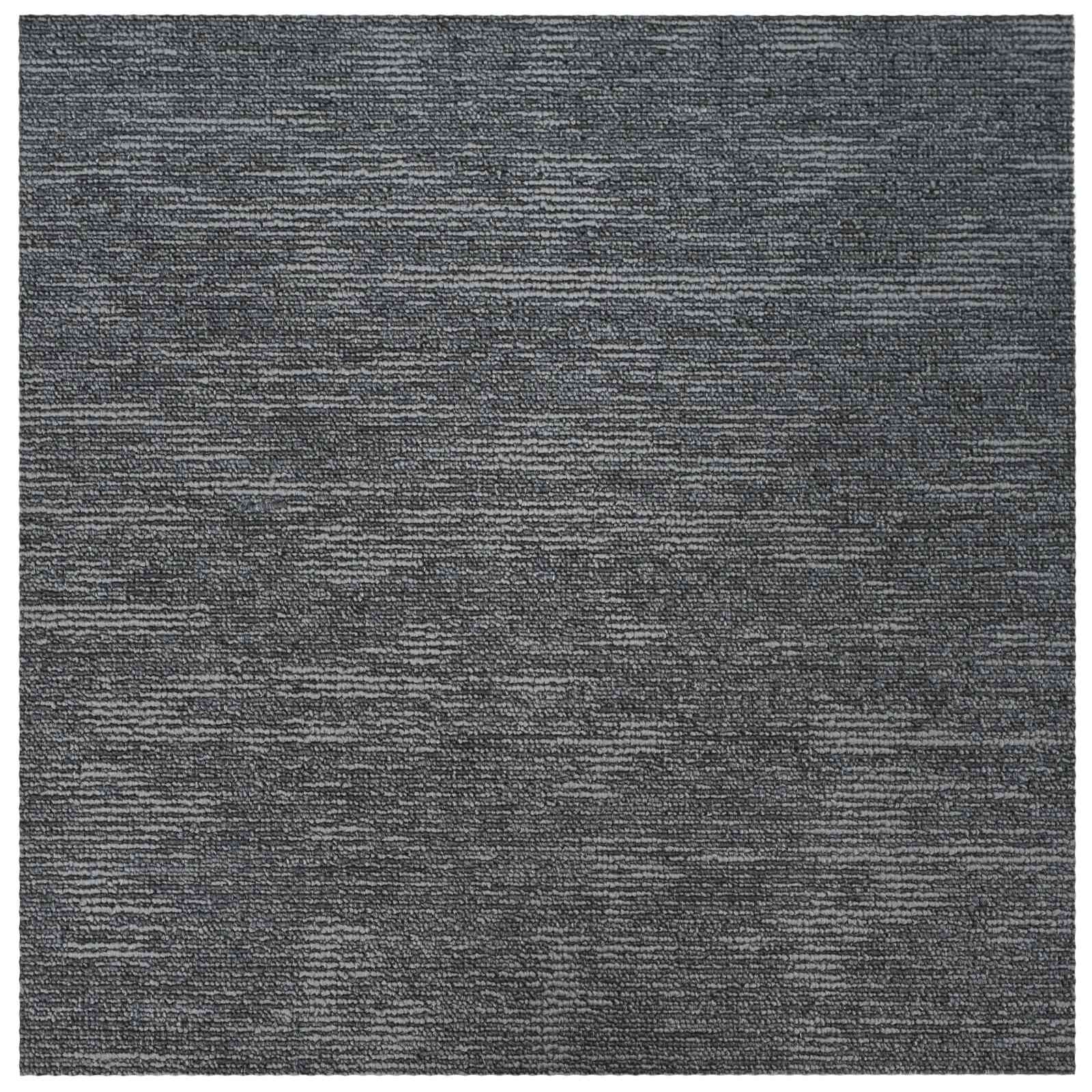 vidaXL Płytka dywanowa Szary niebieski 50 x 50 cm 4 pcs PP i bitum