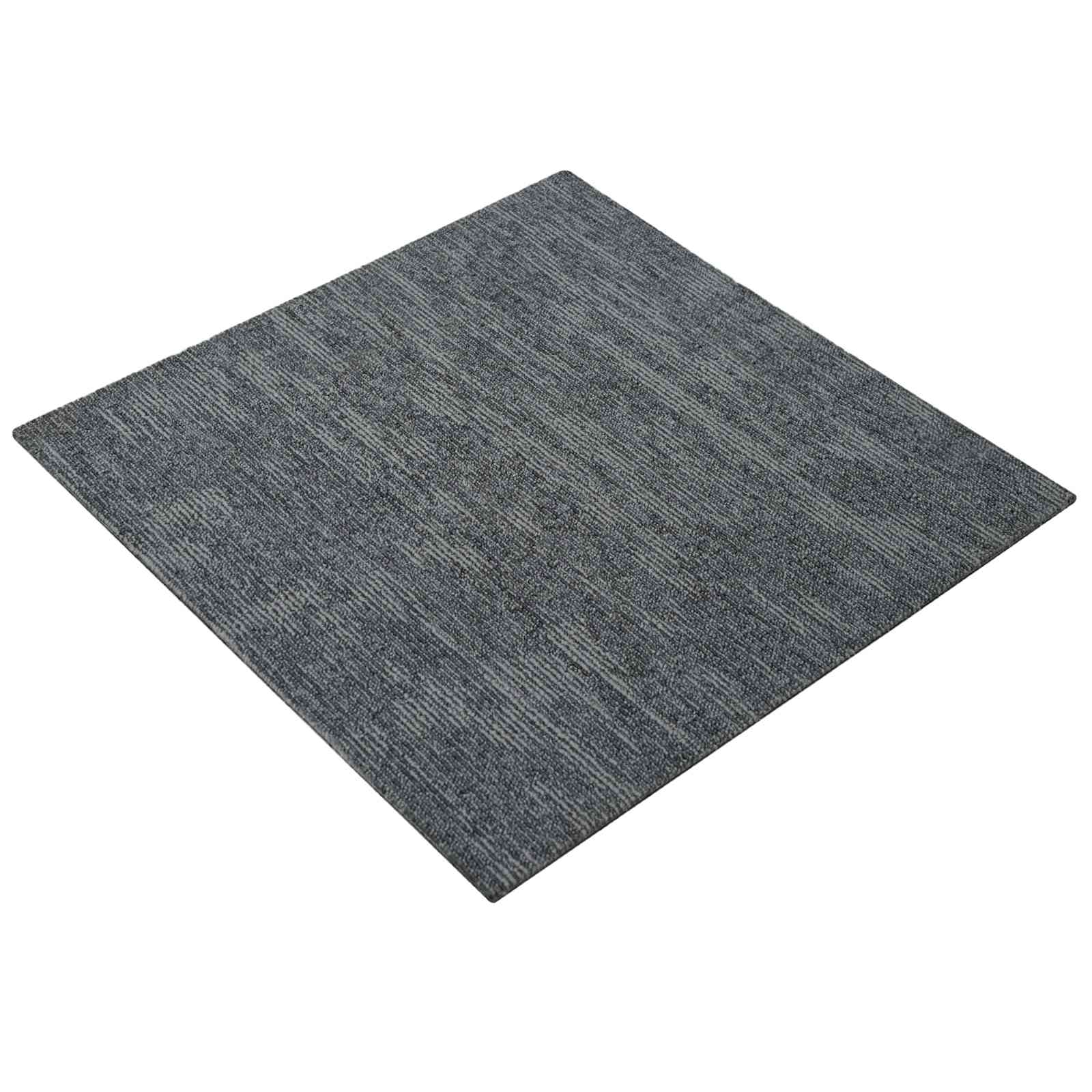 vidaXL Płytka dywanowa Szary niebieski 50 x 50 cm 20 pcs PP i bitum