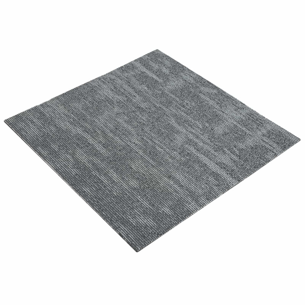 vidaXL Płytka dywanowa Betonowy szary 50 x 50 cm 4 pcs PP i bitum