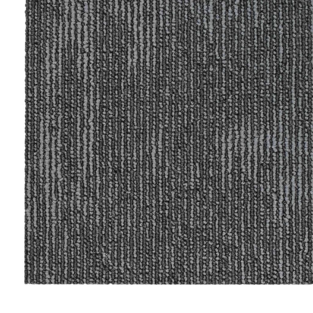 vidaXL Płytka dywanowa Szary węgiel 50 x 50 cm 20 pcs PP i bitum