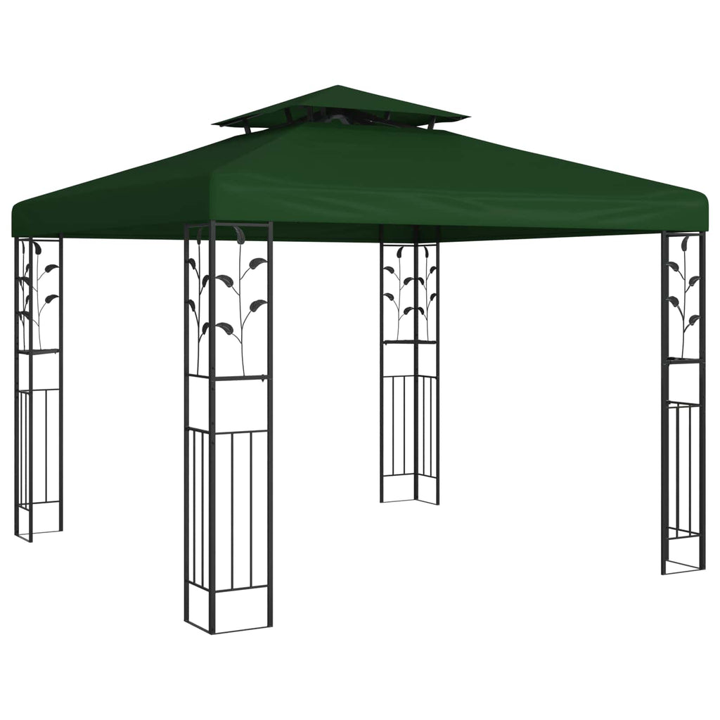 vidaXL Altana 3 x 3 x 2,68 m zielony Poliester i Stal
