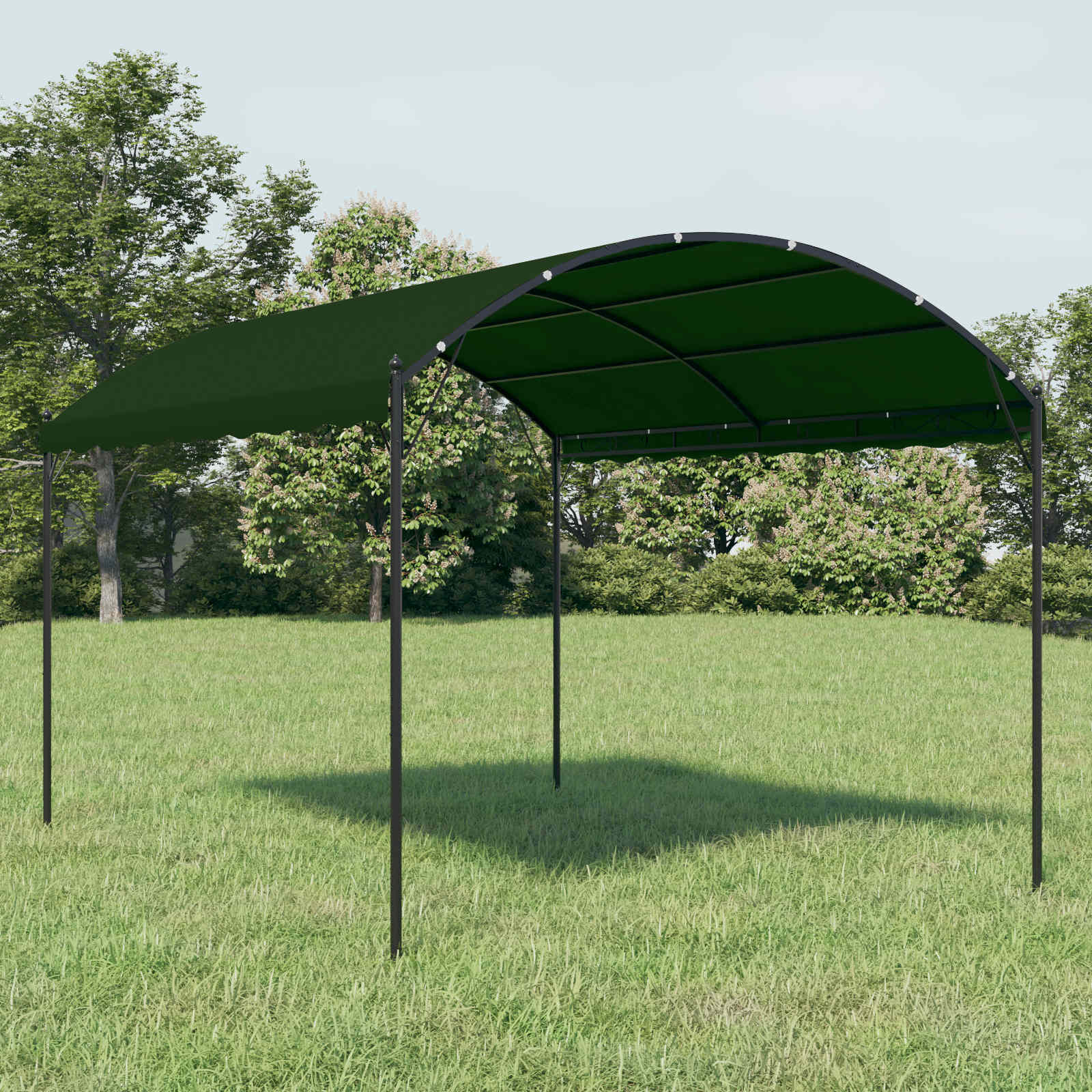 vidaXL Altana 4 x 3 x 2,6 m zielony Poliester i Stal