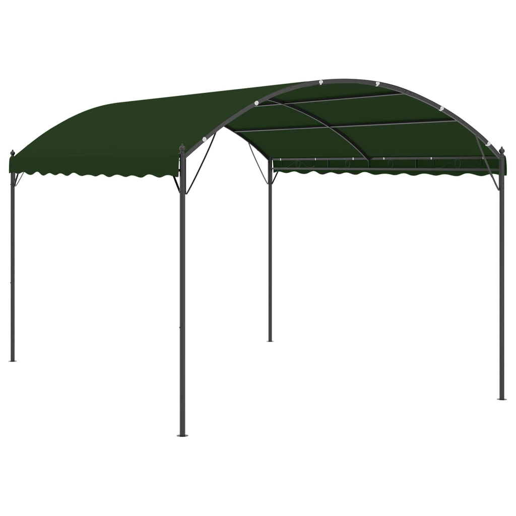 vidaXL Altana 4 x 3 x 2,6 m zielony Poliester i Stal