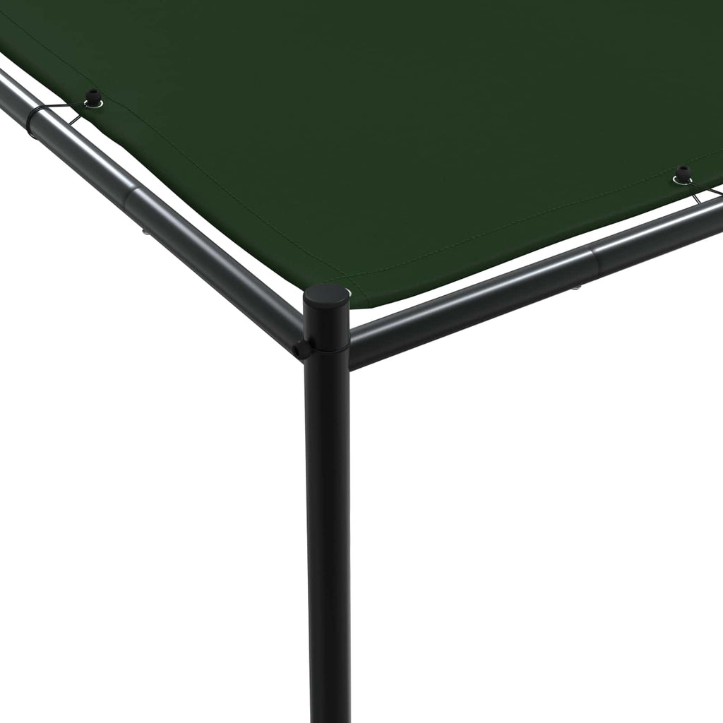 vidaXL Altana 4 x 3,98 x 2,67 m zielony Poliester i Stal