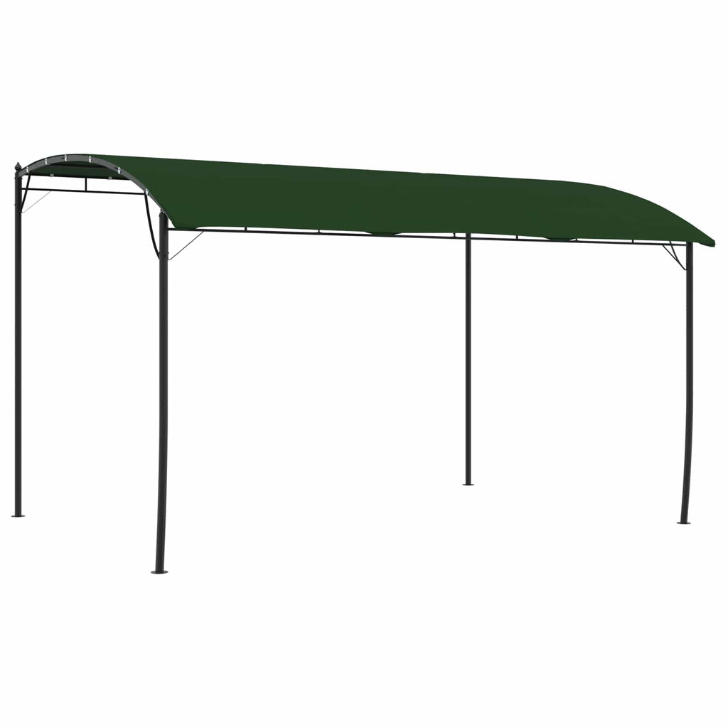 vidaXL Altana 4 x 3 x 2,55 m zielony Stal malowana proszkowo i tkanina