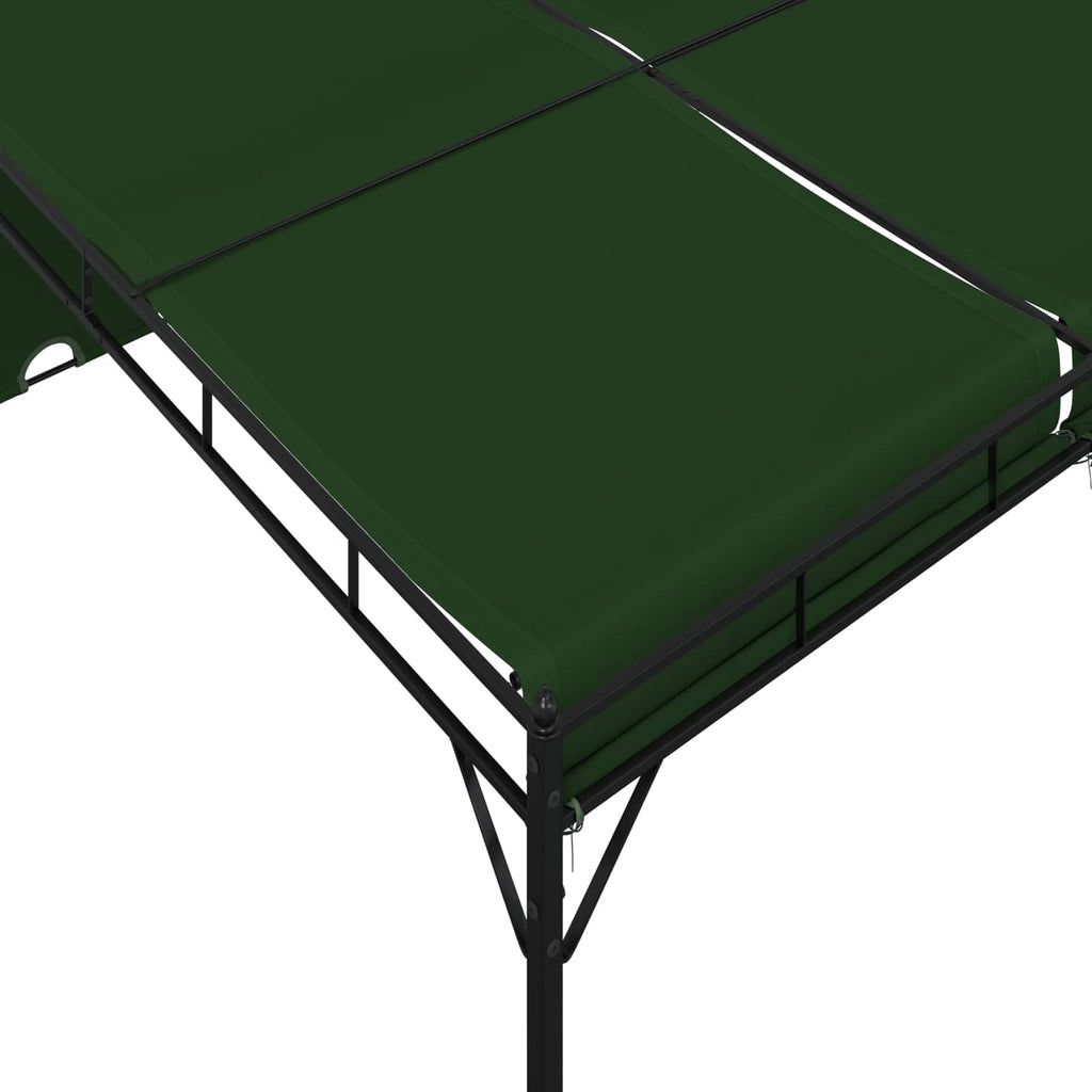vidaXL Altana 4 x 3 x 2,3 m zielony Poliester i Stal