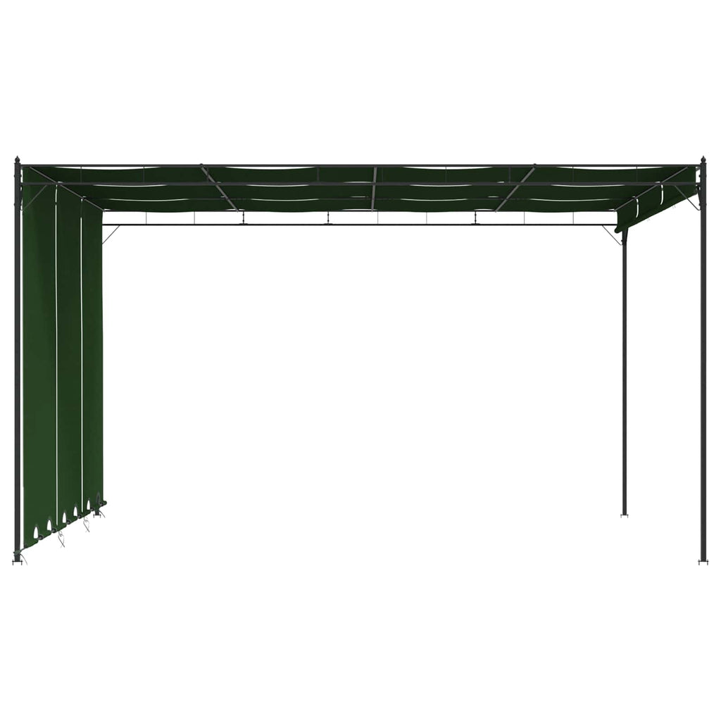vidaXL Altana 4 x 3 x 2,3 m zielony Poliester i Stal
