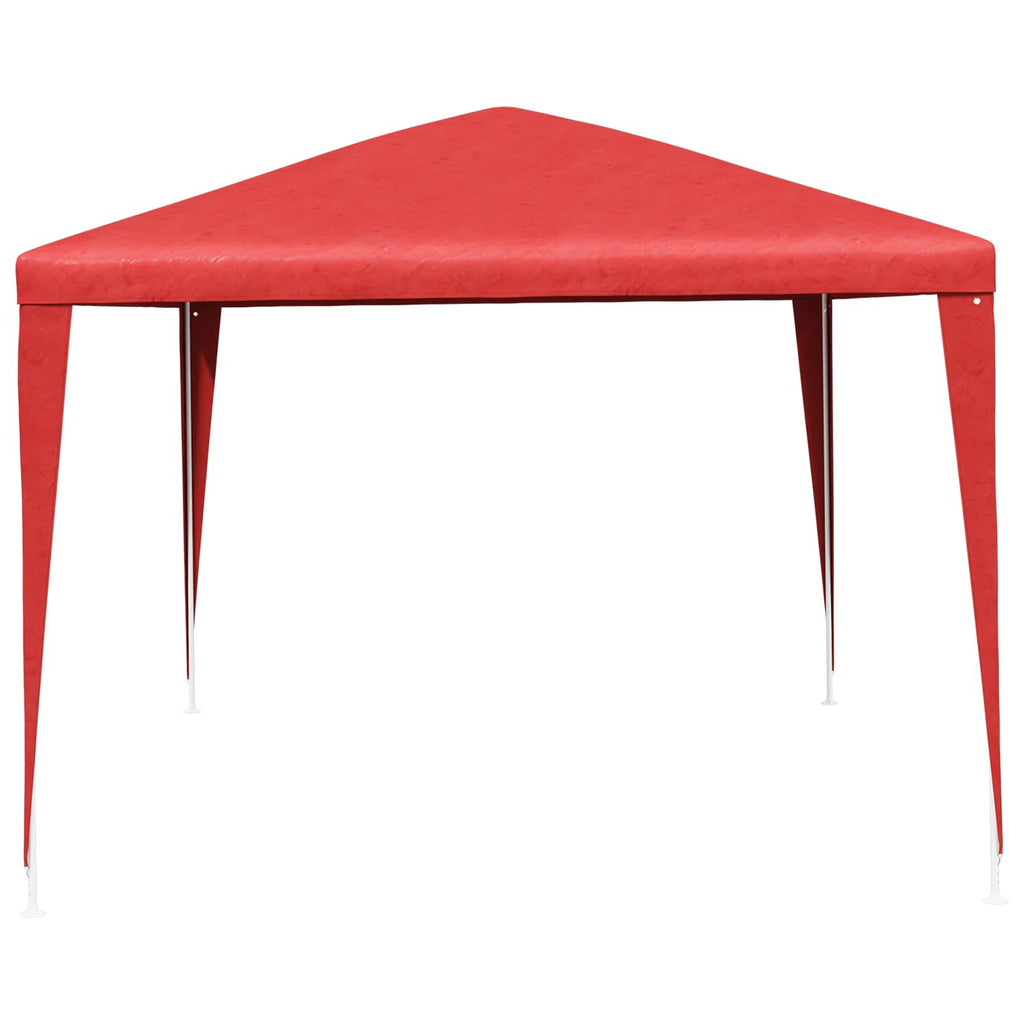 vidaXL Namiot Imprezowy 400 x 300 x 255 cm czerwony PE i stal