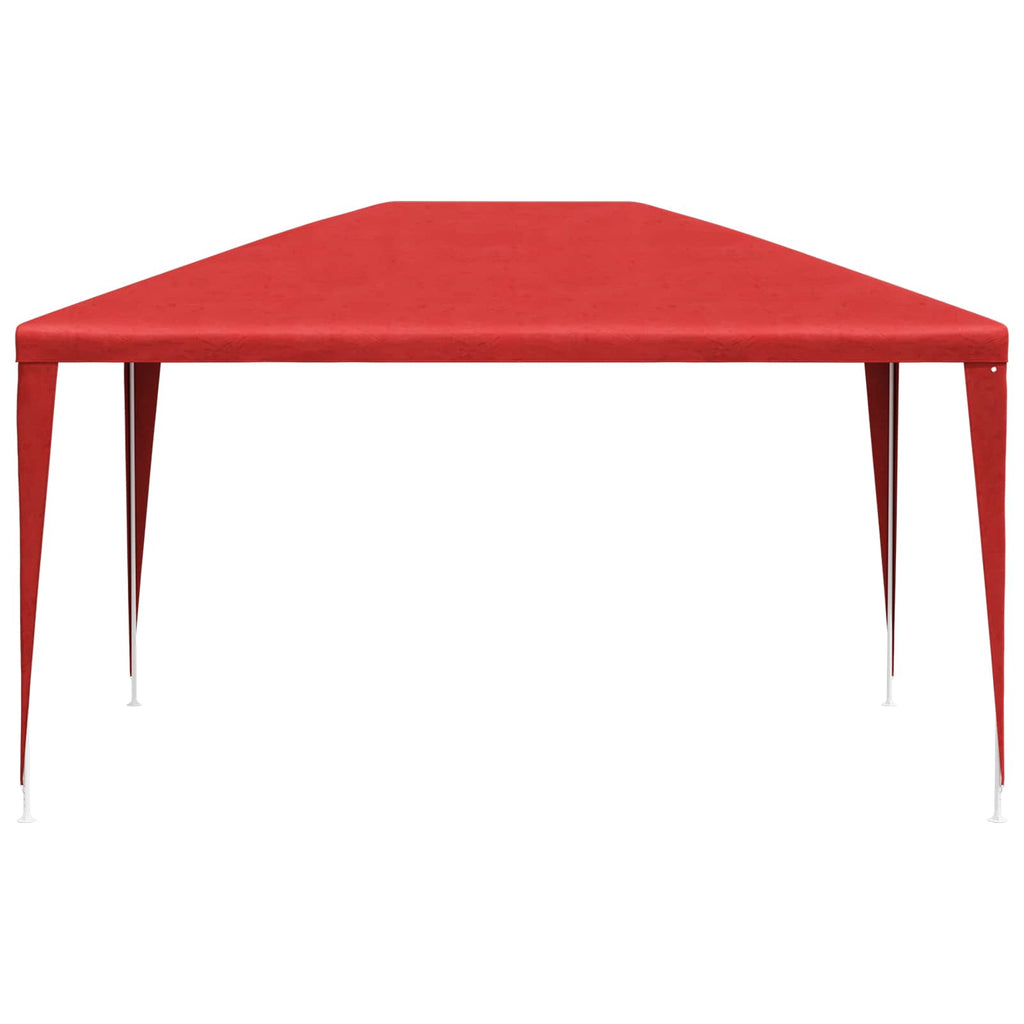 vidaXL Namiot Imprezowy 400 x 300 x 255 cm czerwony PE i stal