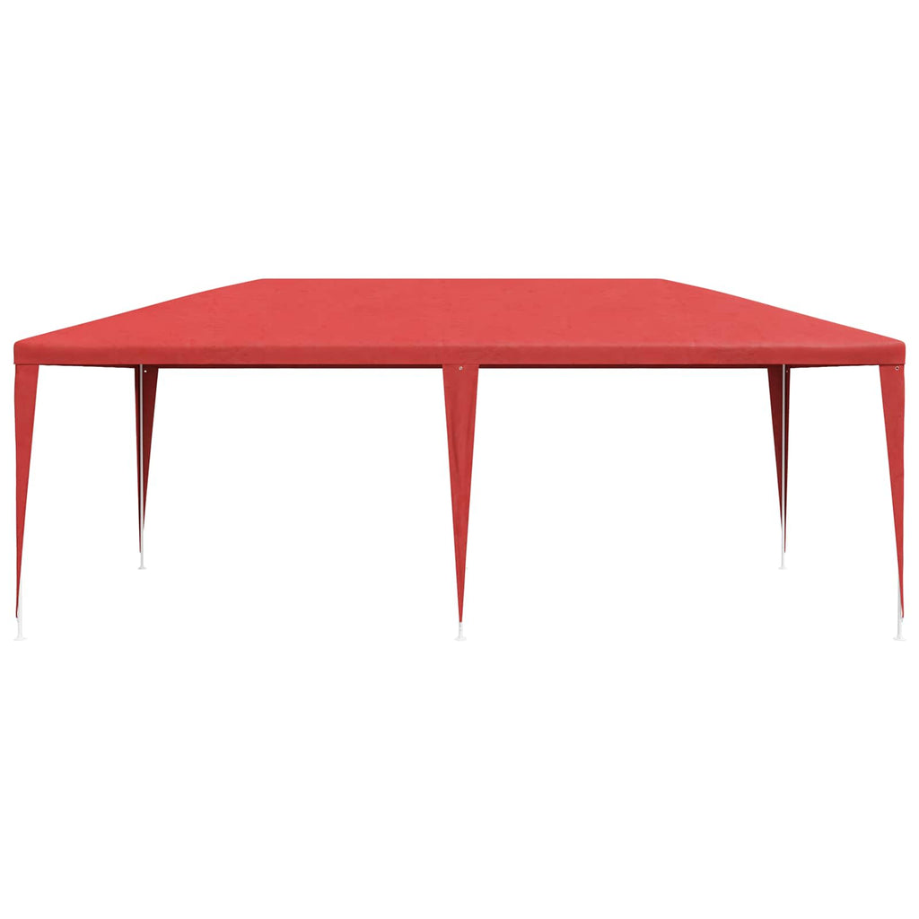 vidaXL Namiot Imprezowy Czerwony 600 x 300 x 255 cm PE i stal