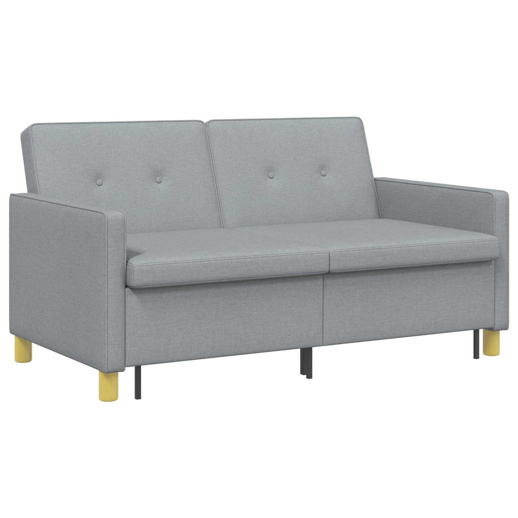 vidaXL Rozkładana sofa Jasnozielony tkanina