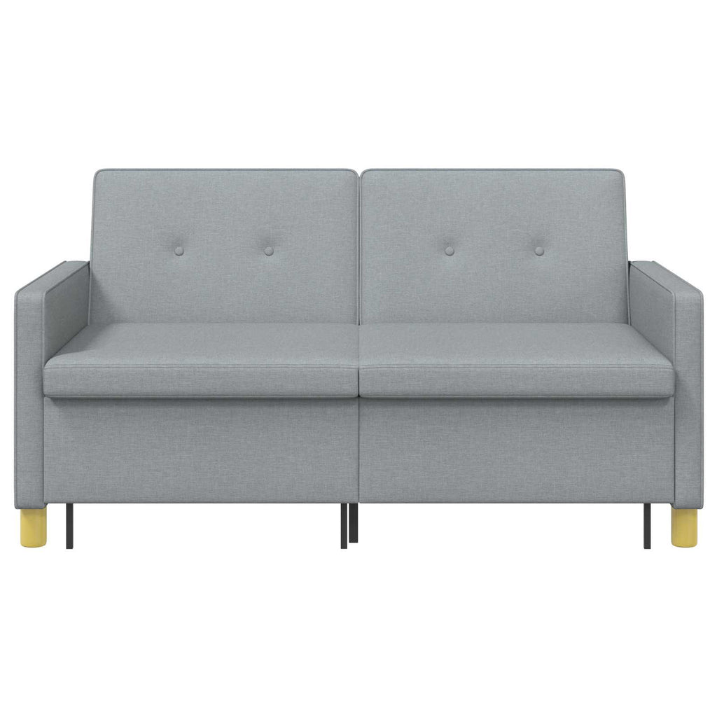 vidaXL Rozkładana sofa Jasnozielony tkanina