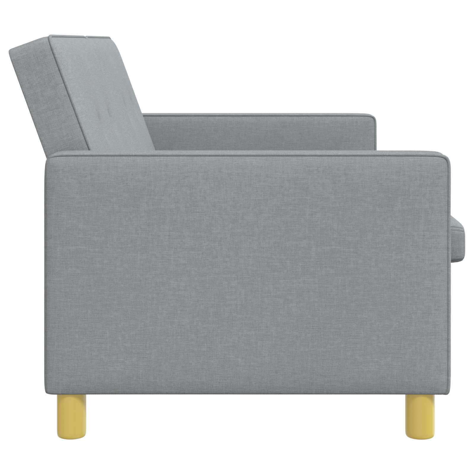 vidaXL Rozkładana sofa Jasnozielony tkanina