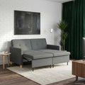 vidaXL Rozkładana sofa ciemnoszary tkanina