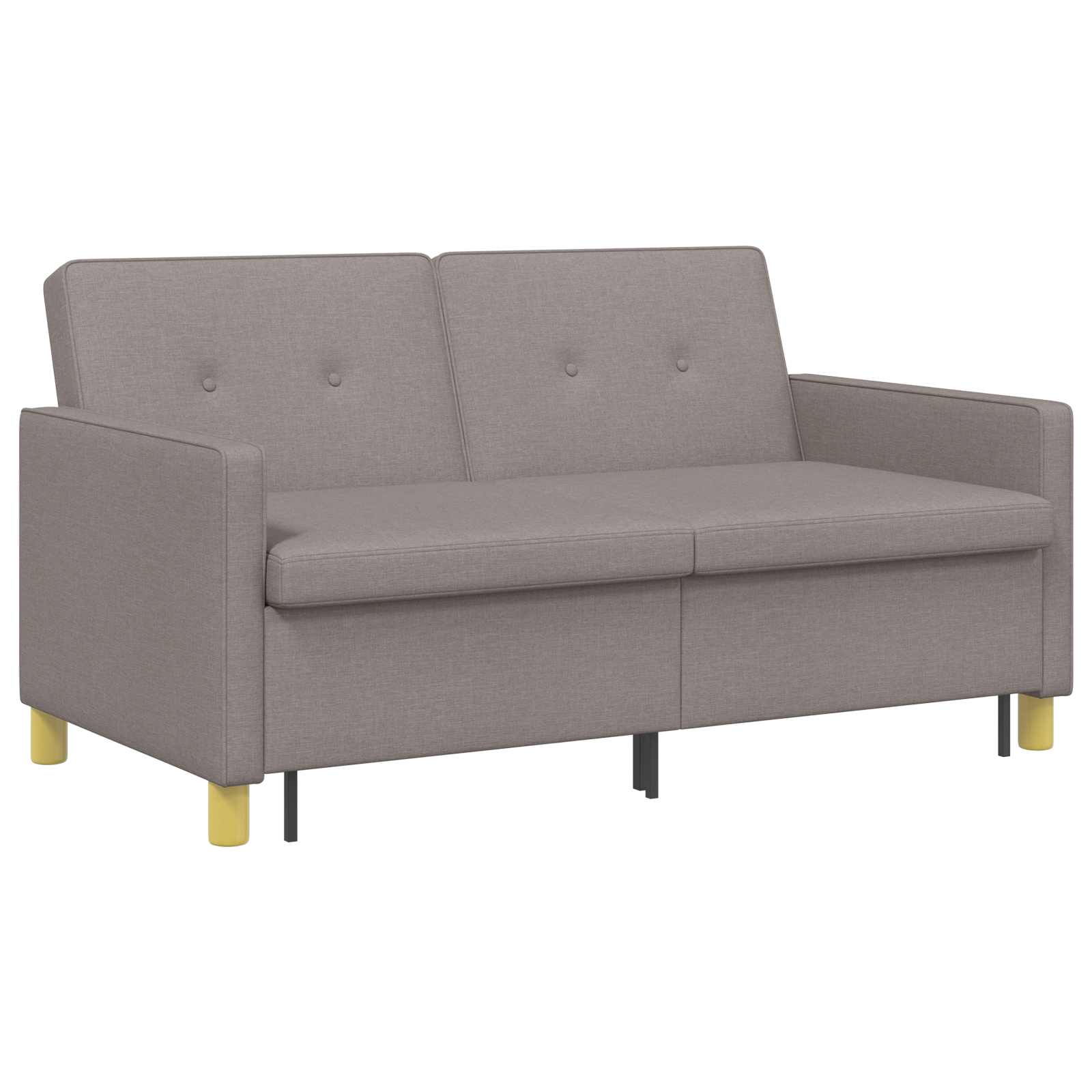 vidaXL Rozkładana sofa Ciemnoszary tkanina