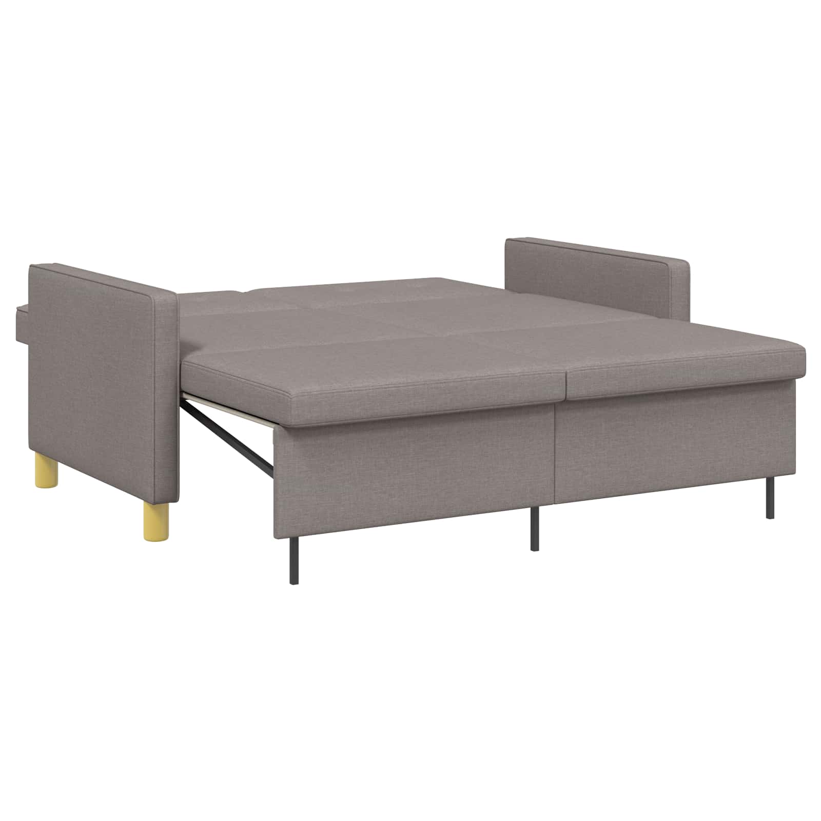 vidaXL Rozkładana sofa Ciemnoszary tkanina