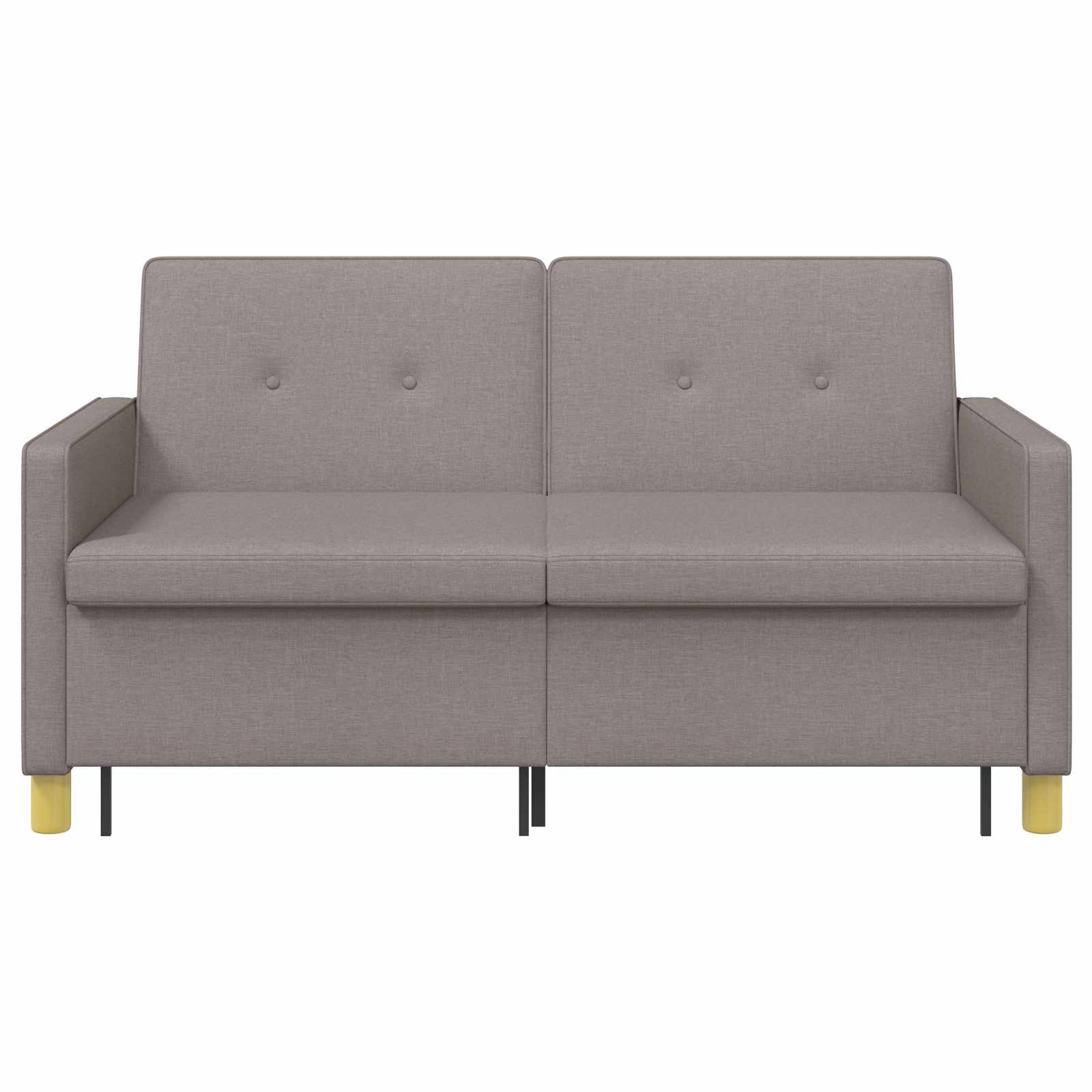 vidaXL Rozkładana sofa Ciemnoszary tkanina