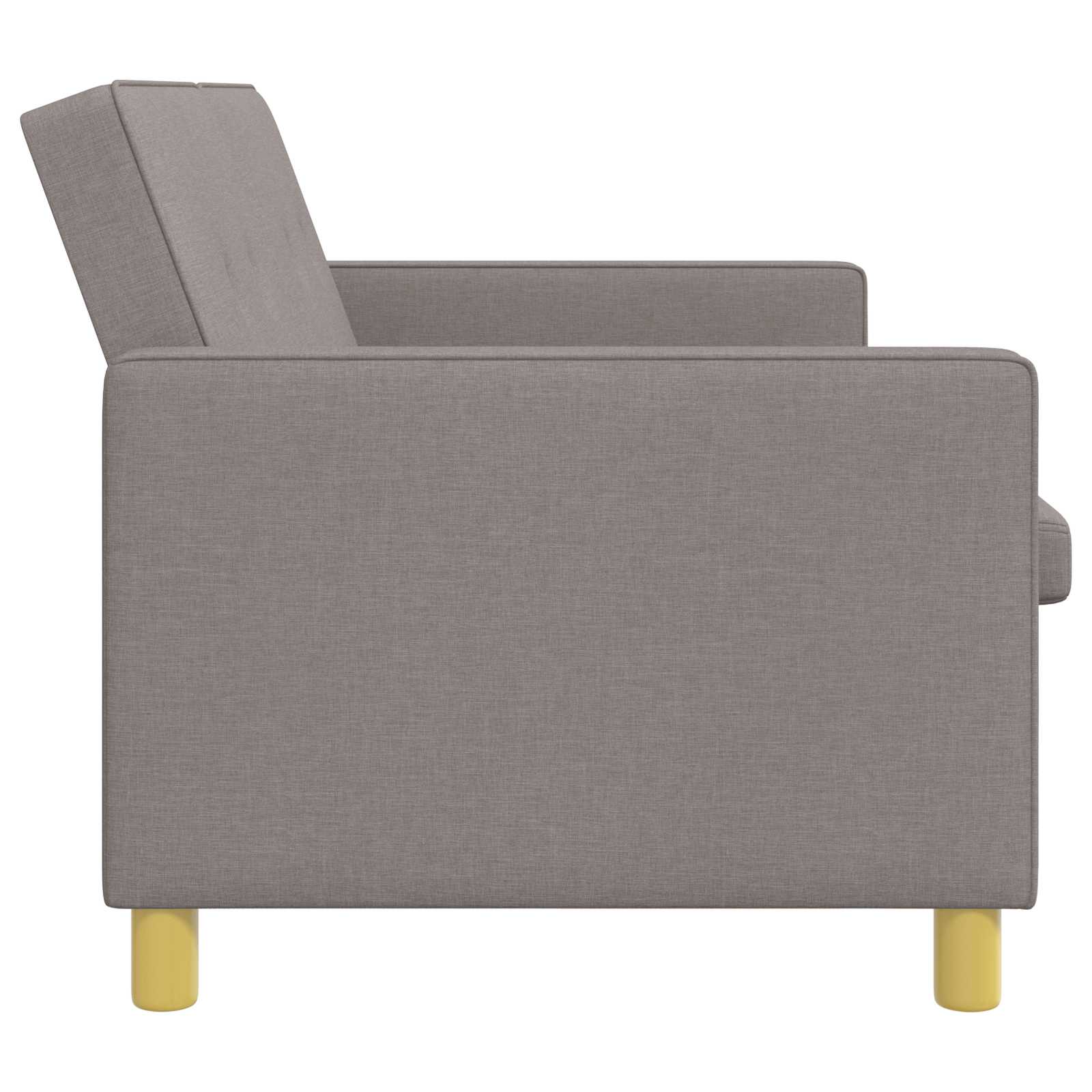 vidaXL Rozkładana sofa Ciemnoszary tkanina