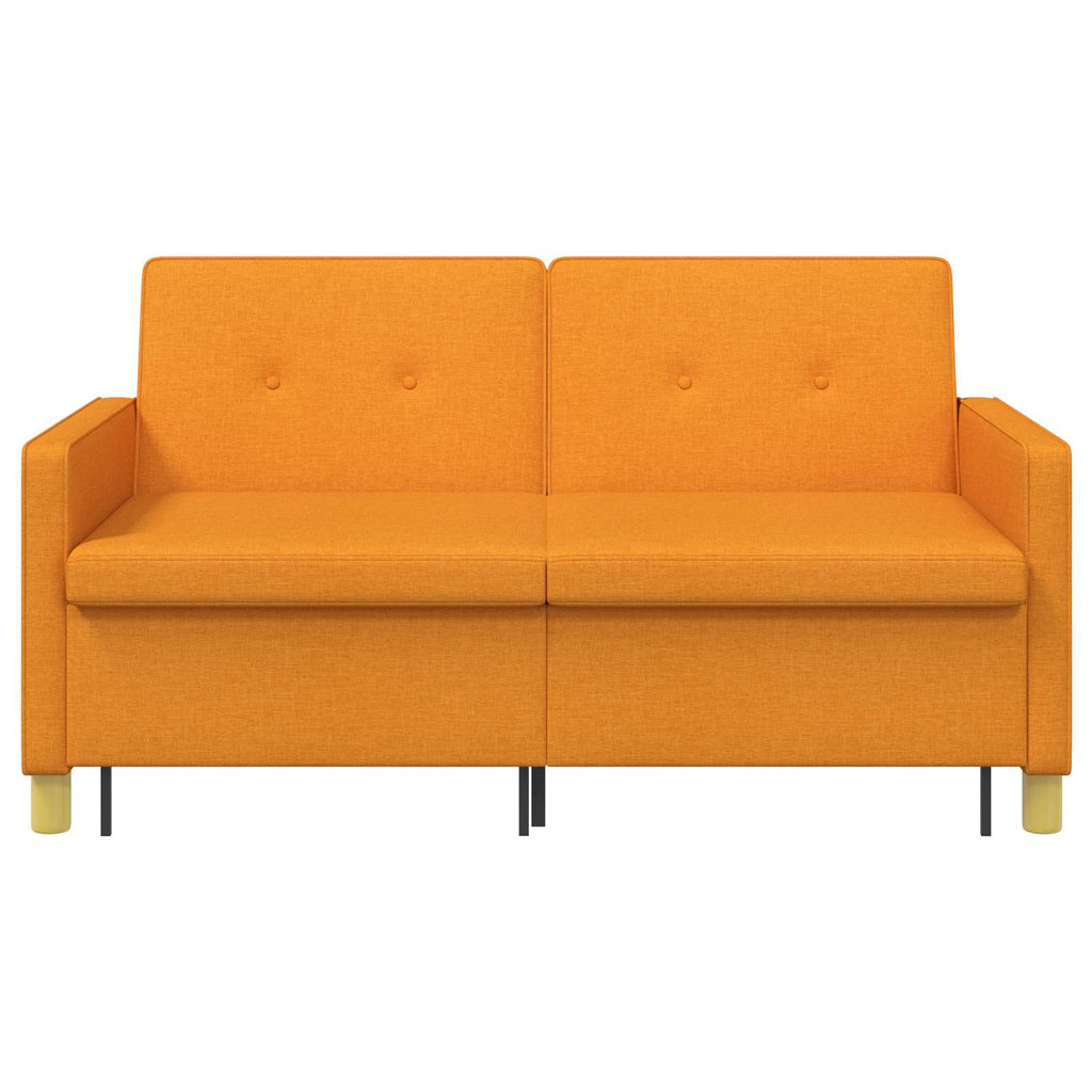 vidaXL Rozkładana sofa Ciemny Żółty tkanina