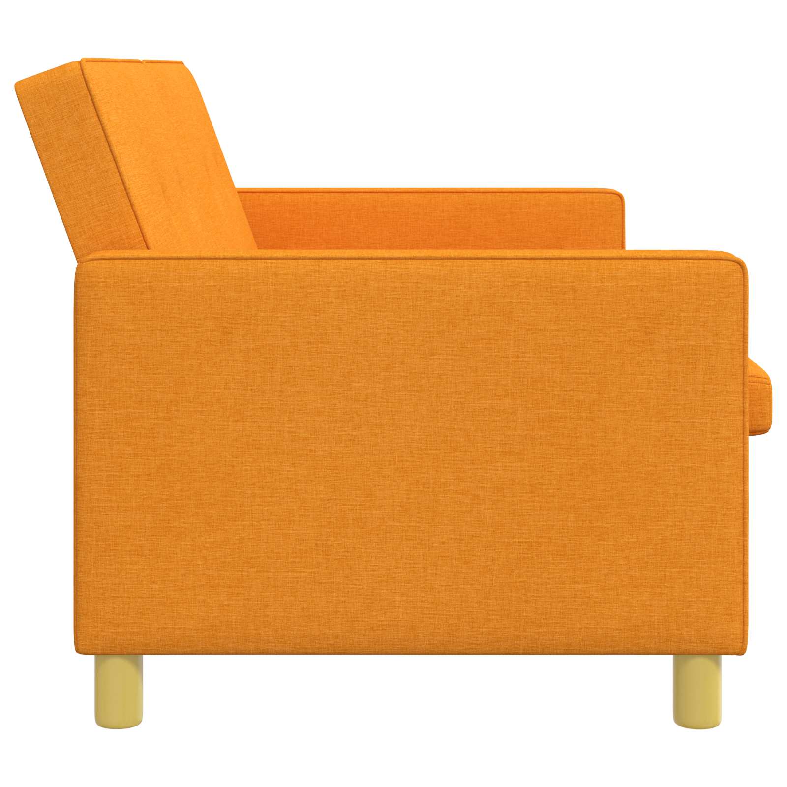 vidaXL Rozkładana sofa Ciemny Żółty tkanina