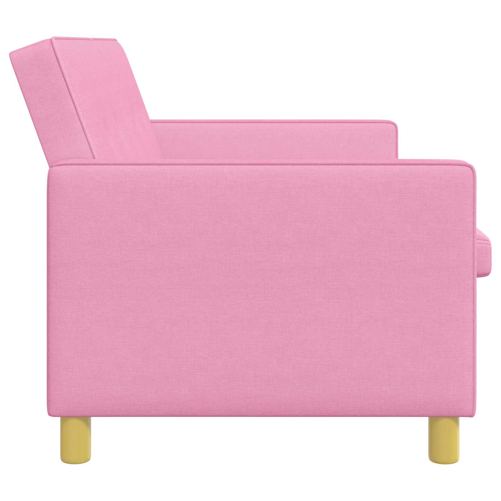 vidaXL Rozkładana sofa różowy tkanina