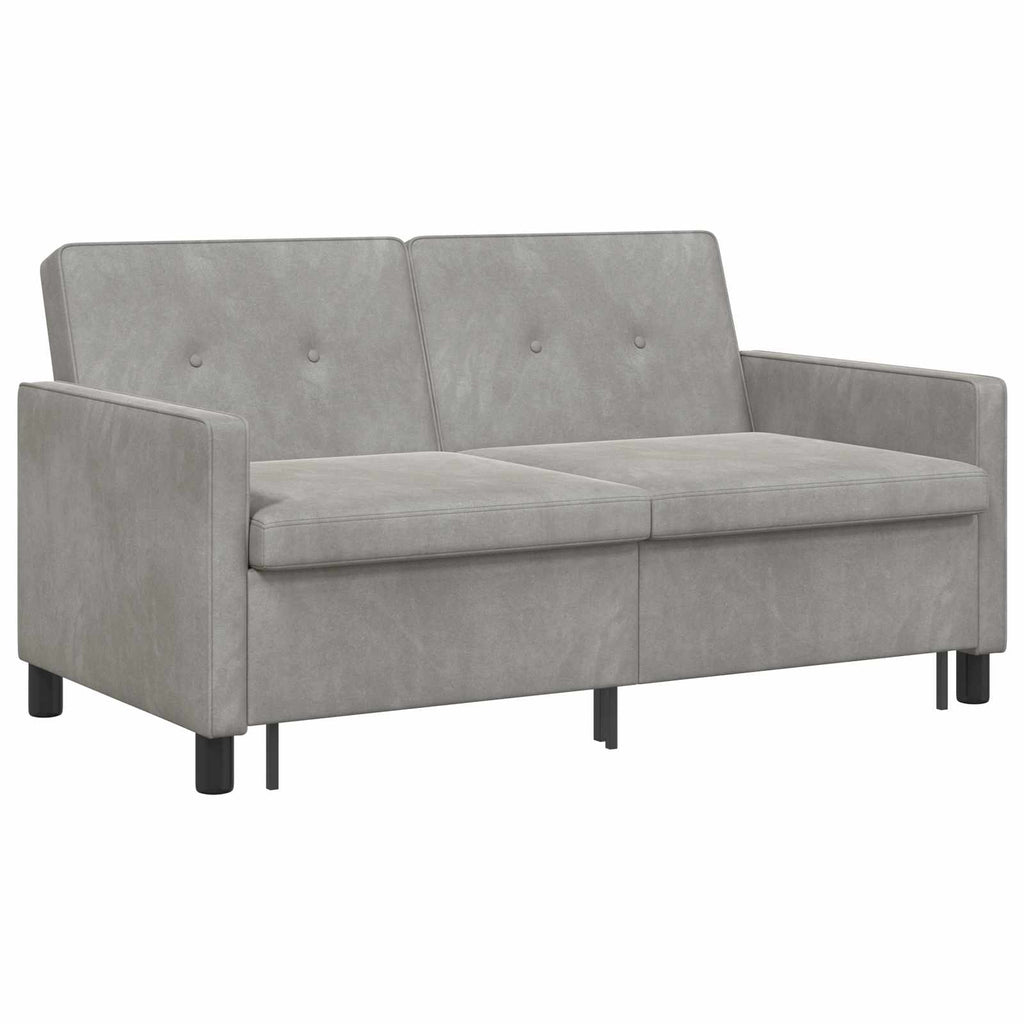 vidaXL Sofa Bed Jasnozielony tkanina