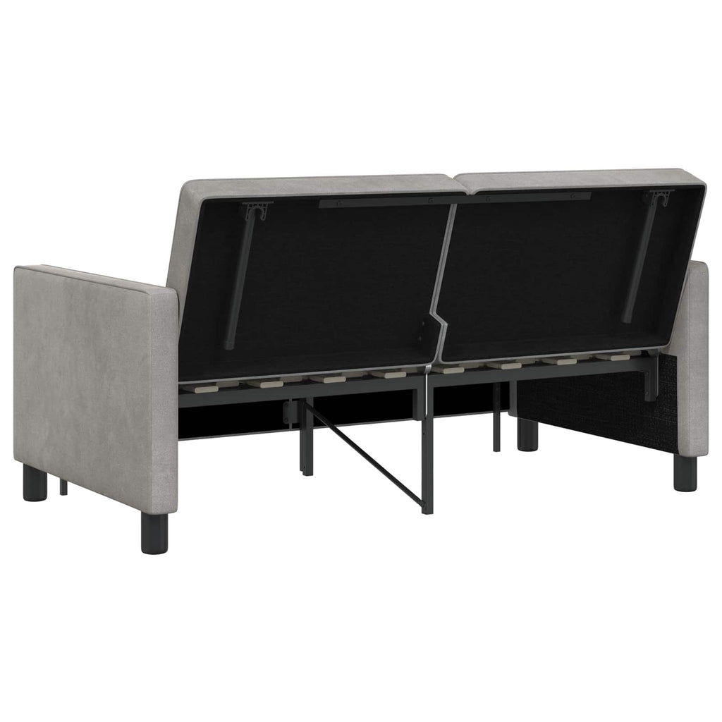 vidaXL Sofa Bed Jasnozielony tkanina