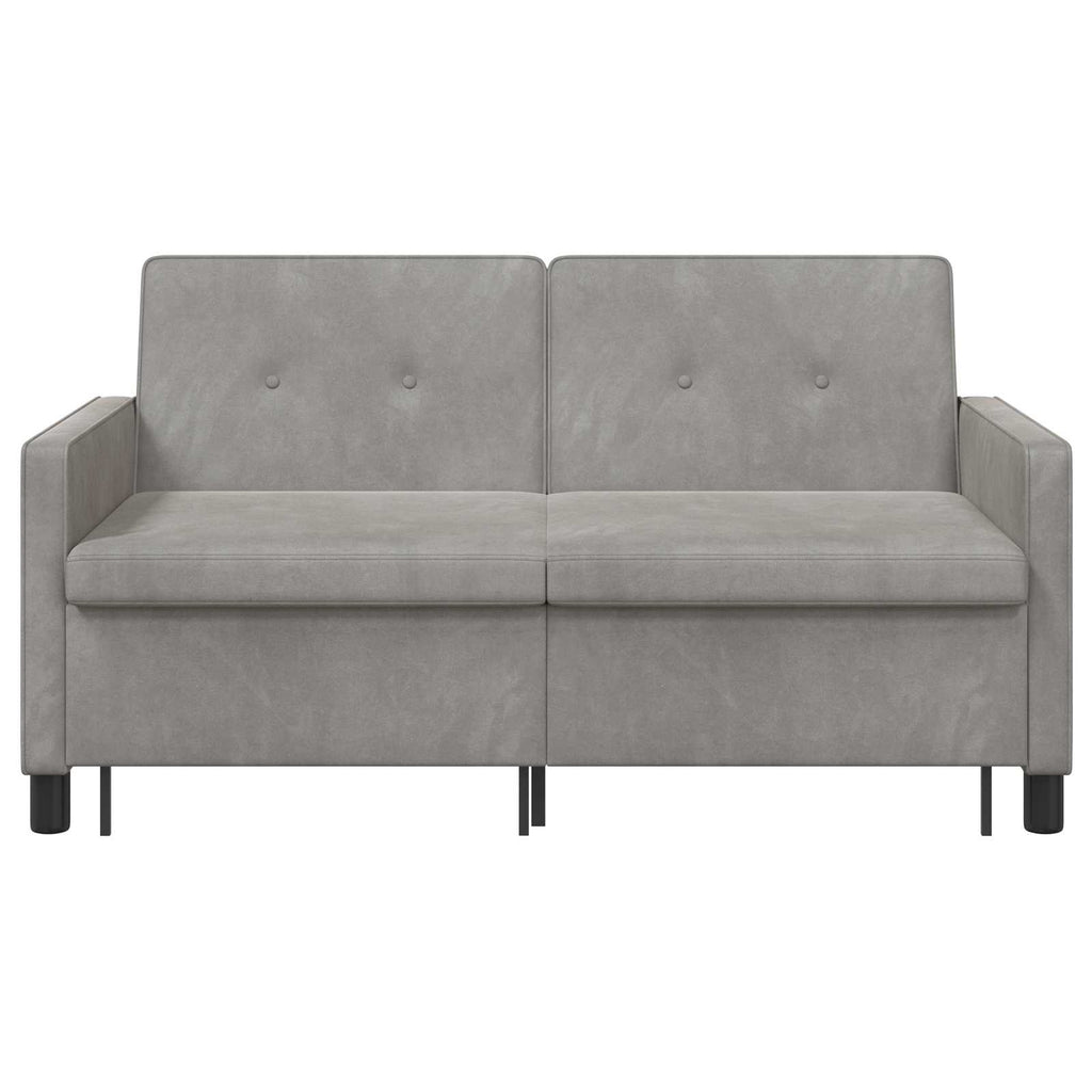 vidaXL Sofa Bed Jasnozielony tkanina