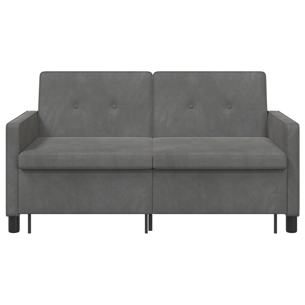 vidaXL Sofa Bed ciemnoszary tkanina