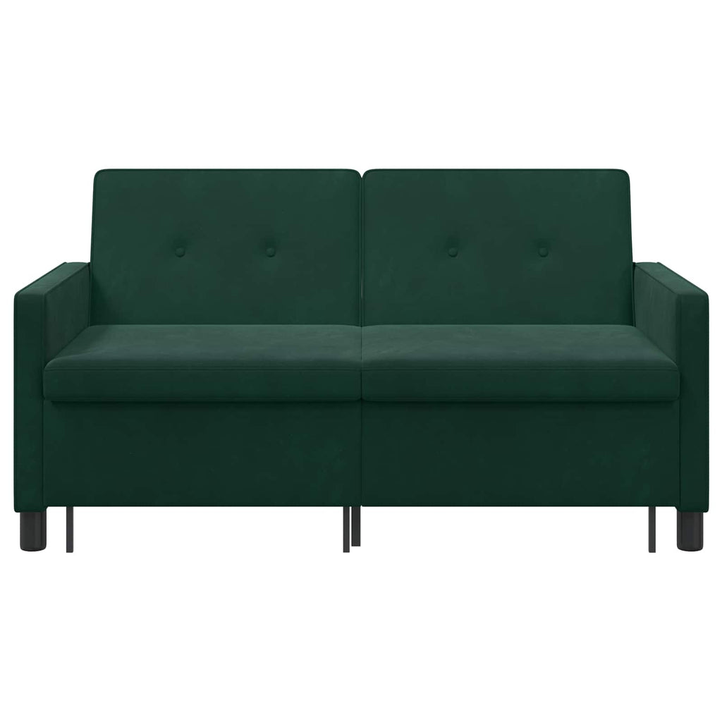 vidaXL Sofa Bed Ciemnozielony tkanina