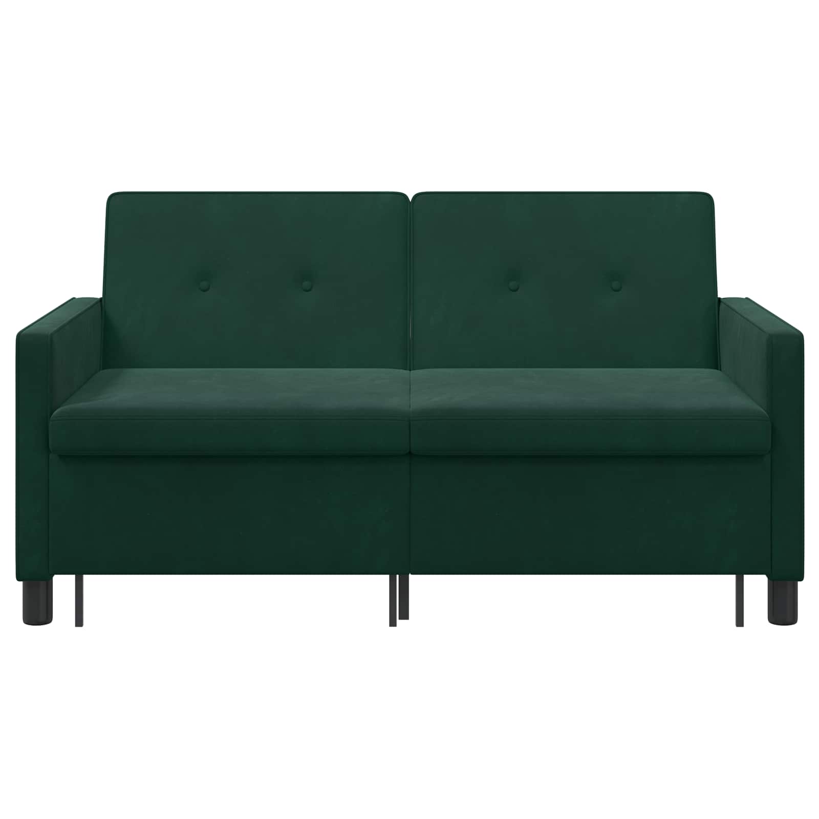 vidaXL Sofa Bed Ciemnozielony tkanina