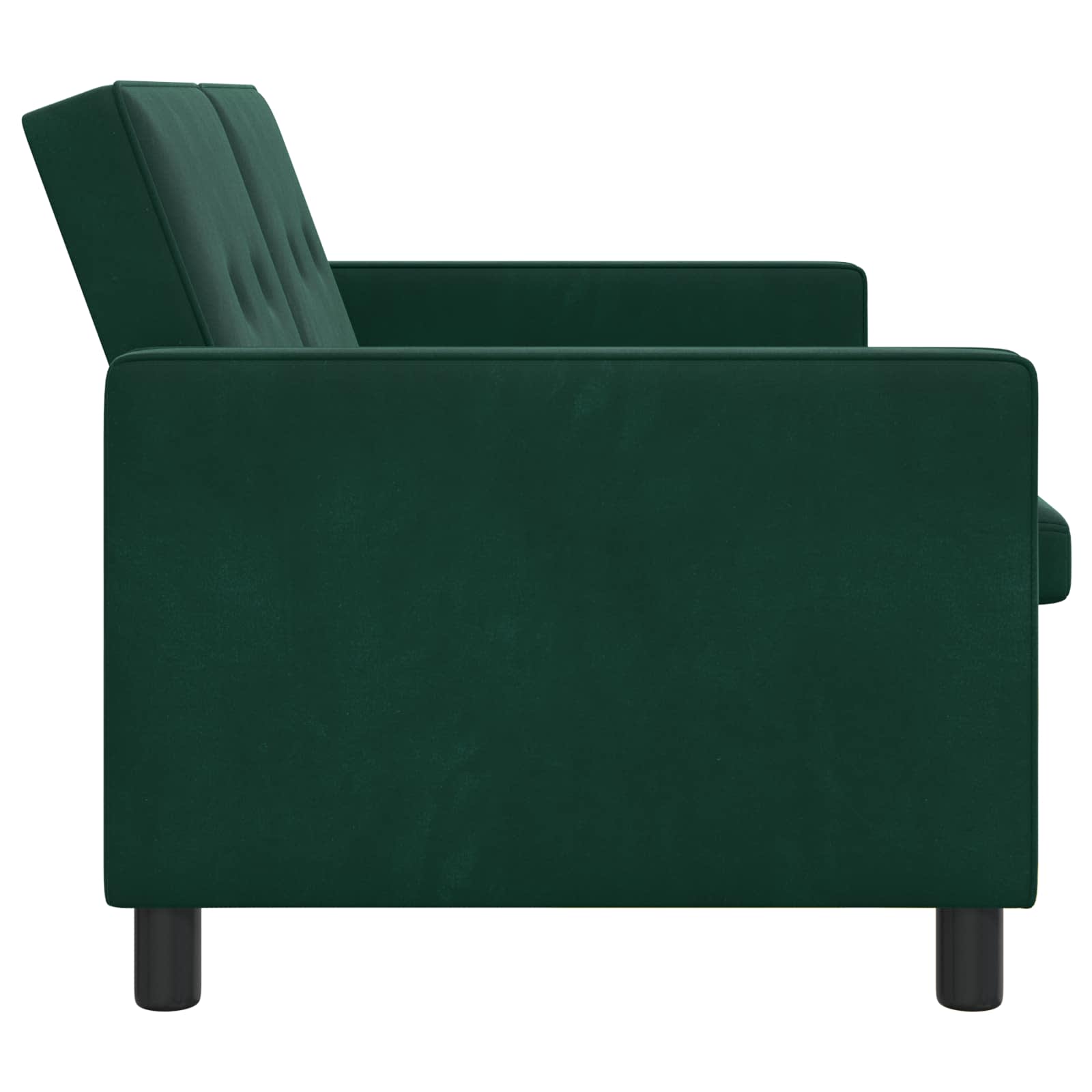 vidaXL Sofa Bed Ciemnozielony tkanina