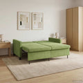 vidaXL Sofa Bed Jasnozielony tkanina