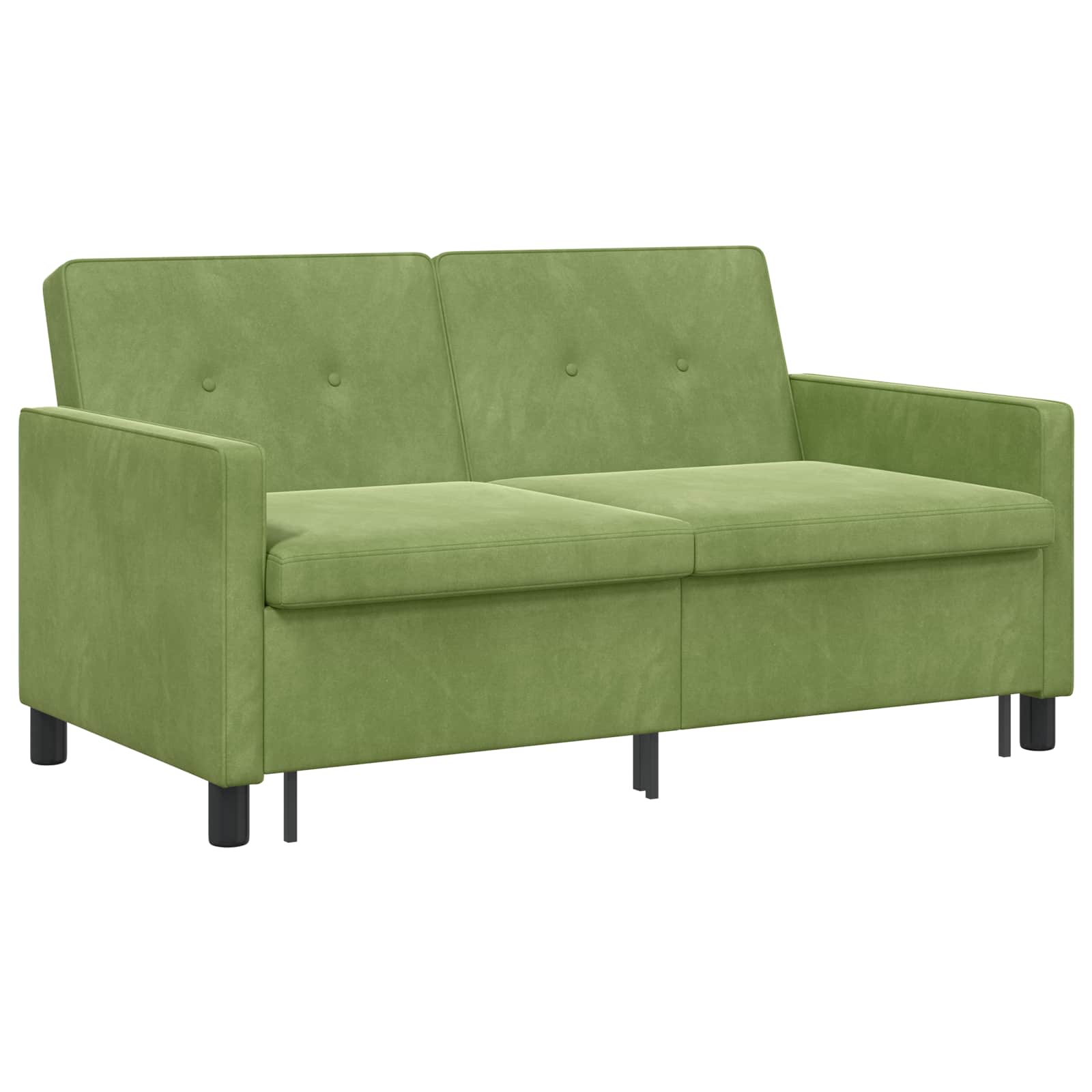 vidaXL Sofa Bed Jasnozielony tkanina