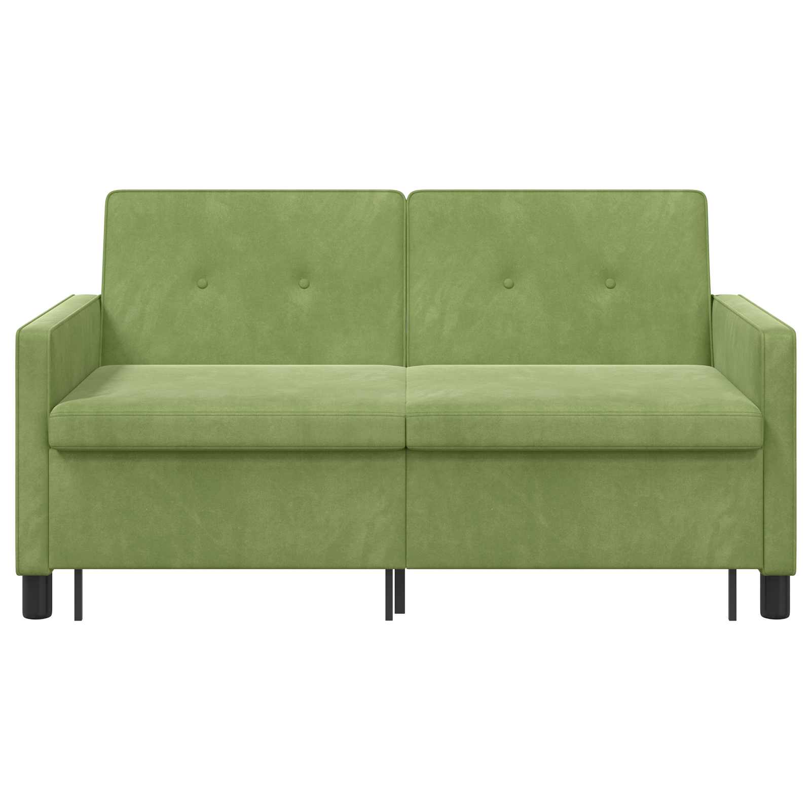 vidaXL Sofa Bed Jasnozielony tkanina