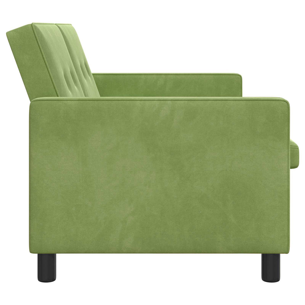 vidaXL Sofa Bed Jasnozielony tkanina