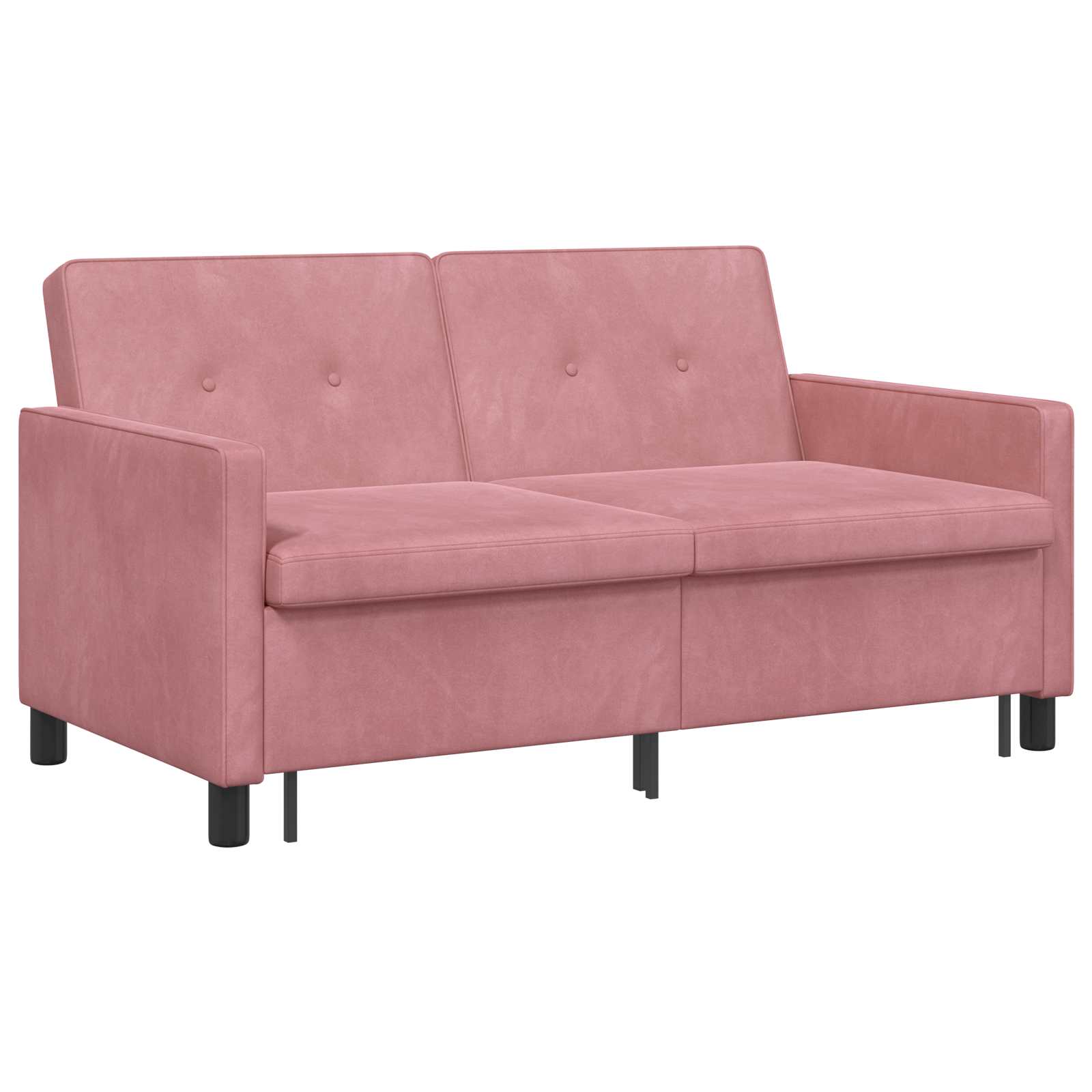 vidaXL Sofa Bed różowy tkanina