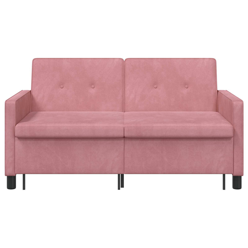 vidaXL Sofa Bed różowy tkanina