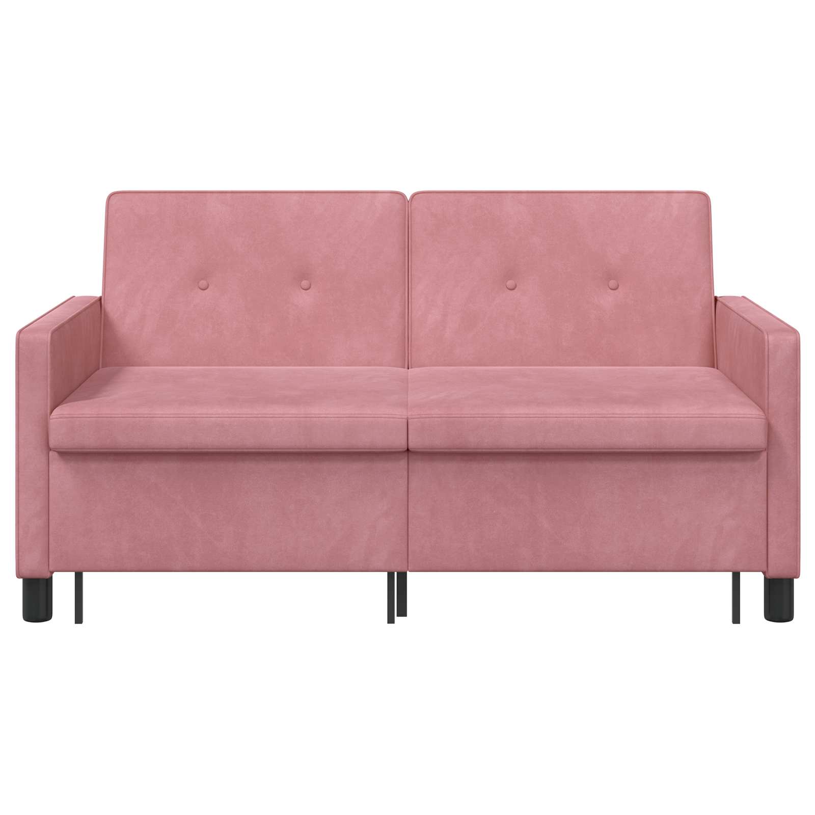 vidaXL Sofa Bed różowy tkanina