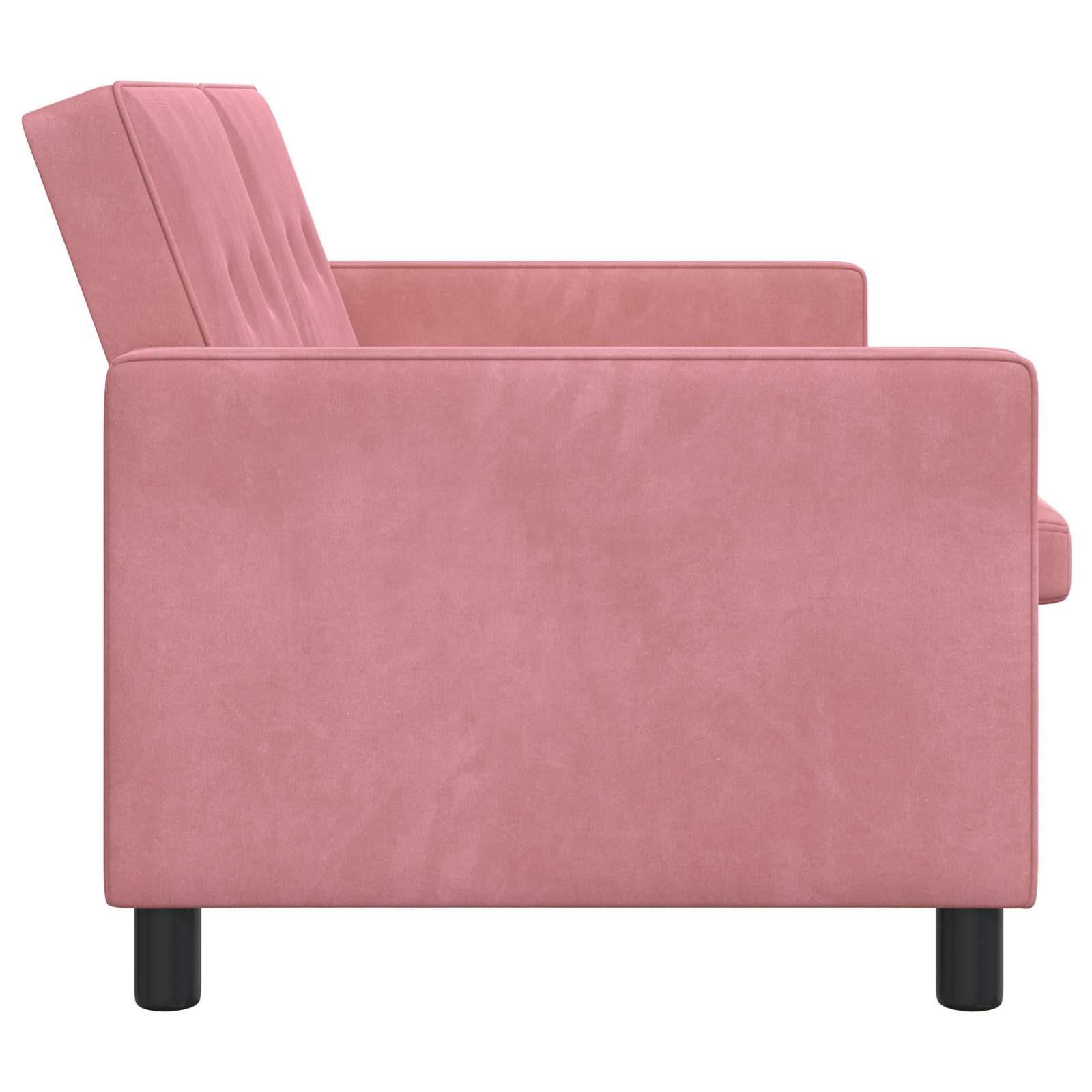 vidaXL Sofa Bed różowy tkanina