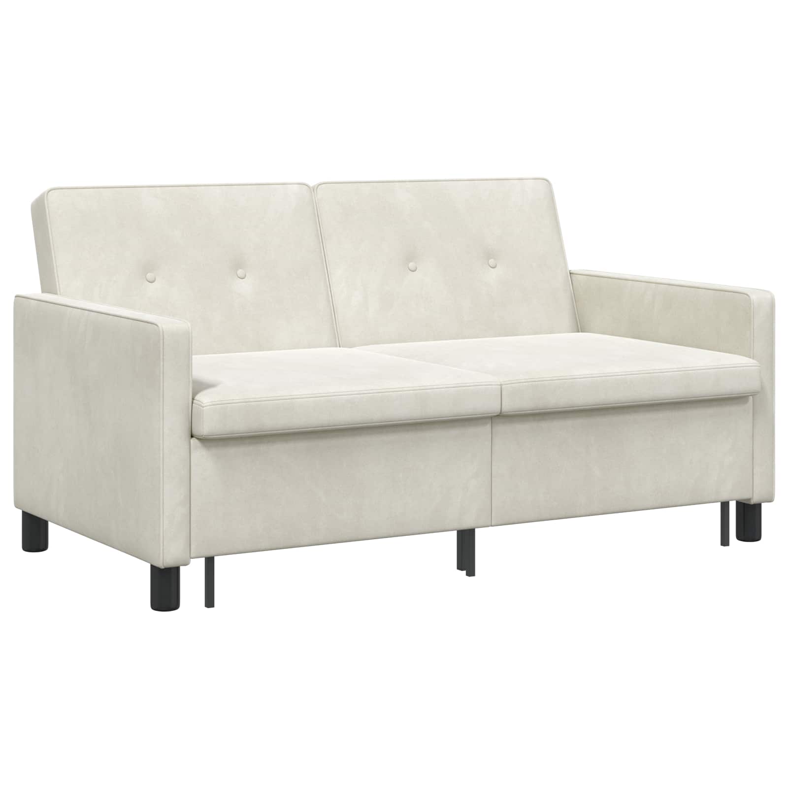 vidaXL Sofa Bed kremowy tkanina