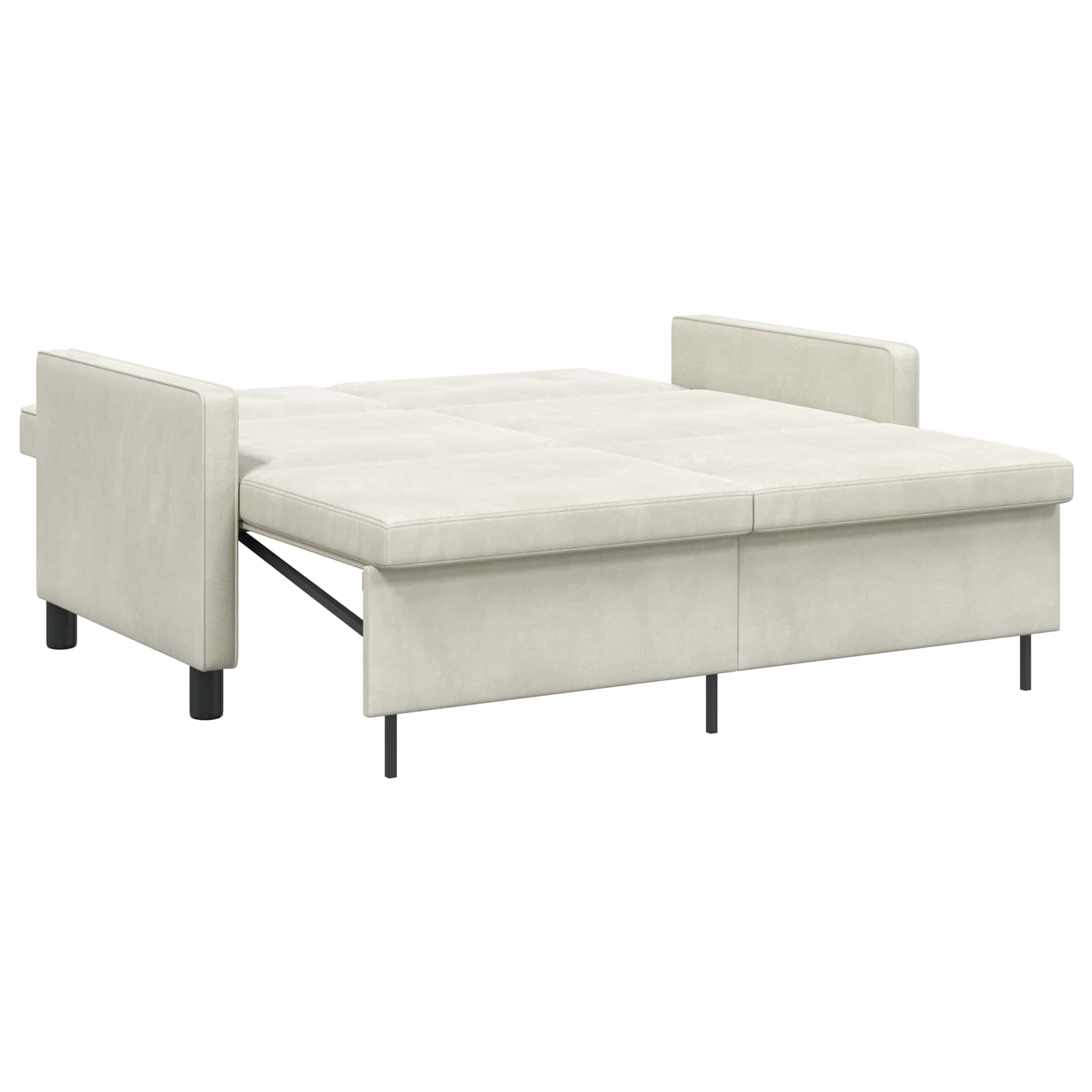 vidaXL Sofa Bed kremowy tkanina