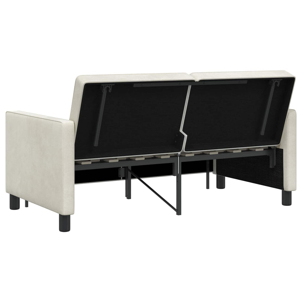 vidaXL Sofa Bed kremowy tkanina