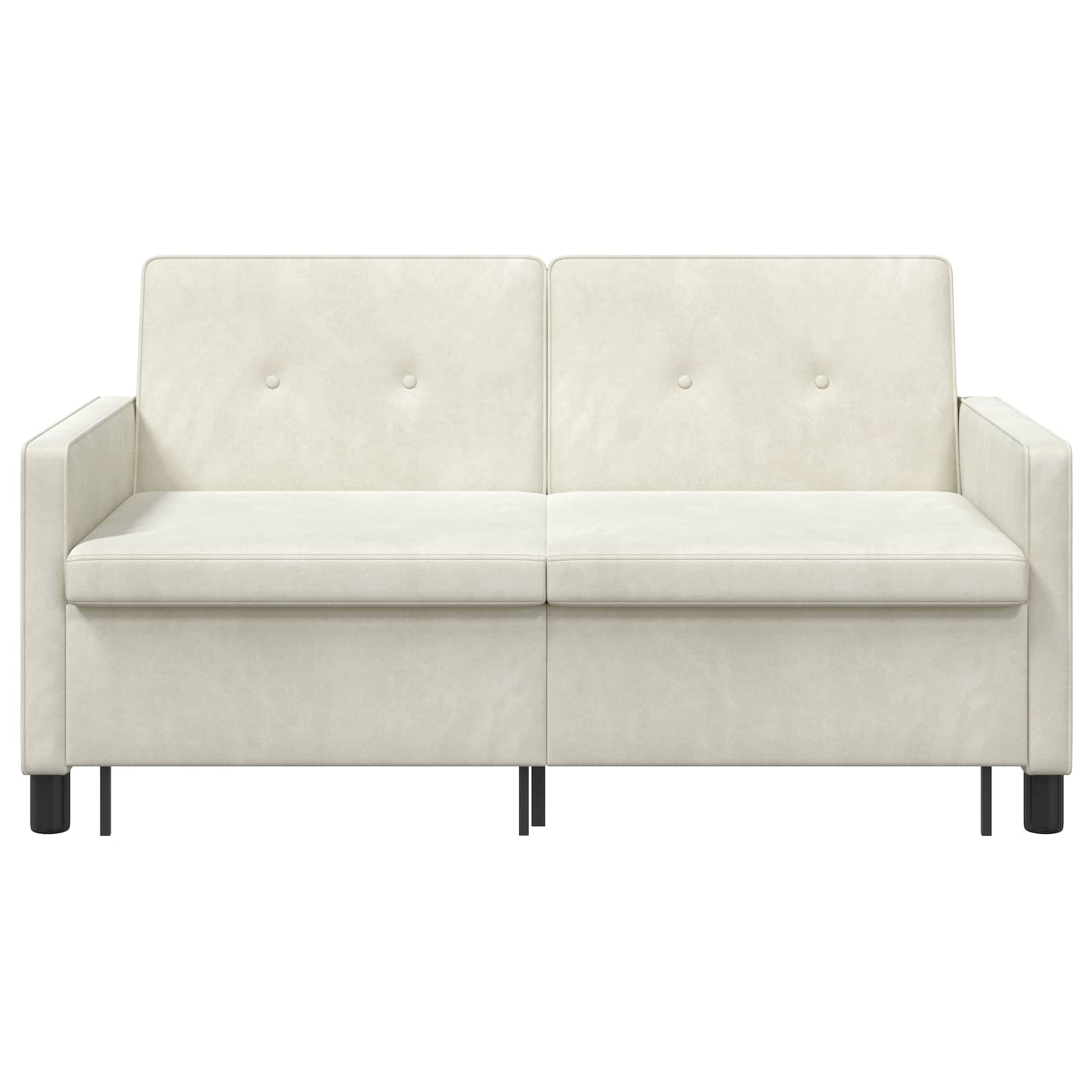 vidaXL Sofa Bed kremowy tkanina