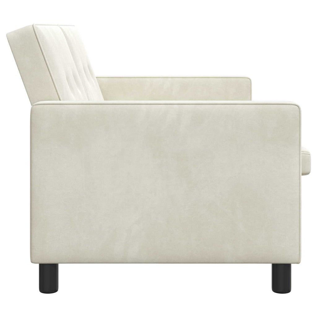 vidaXL Sofa Bed kremowy tkanina
