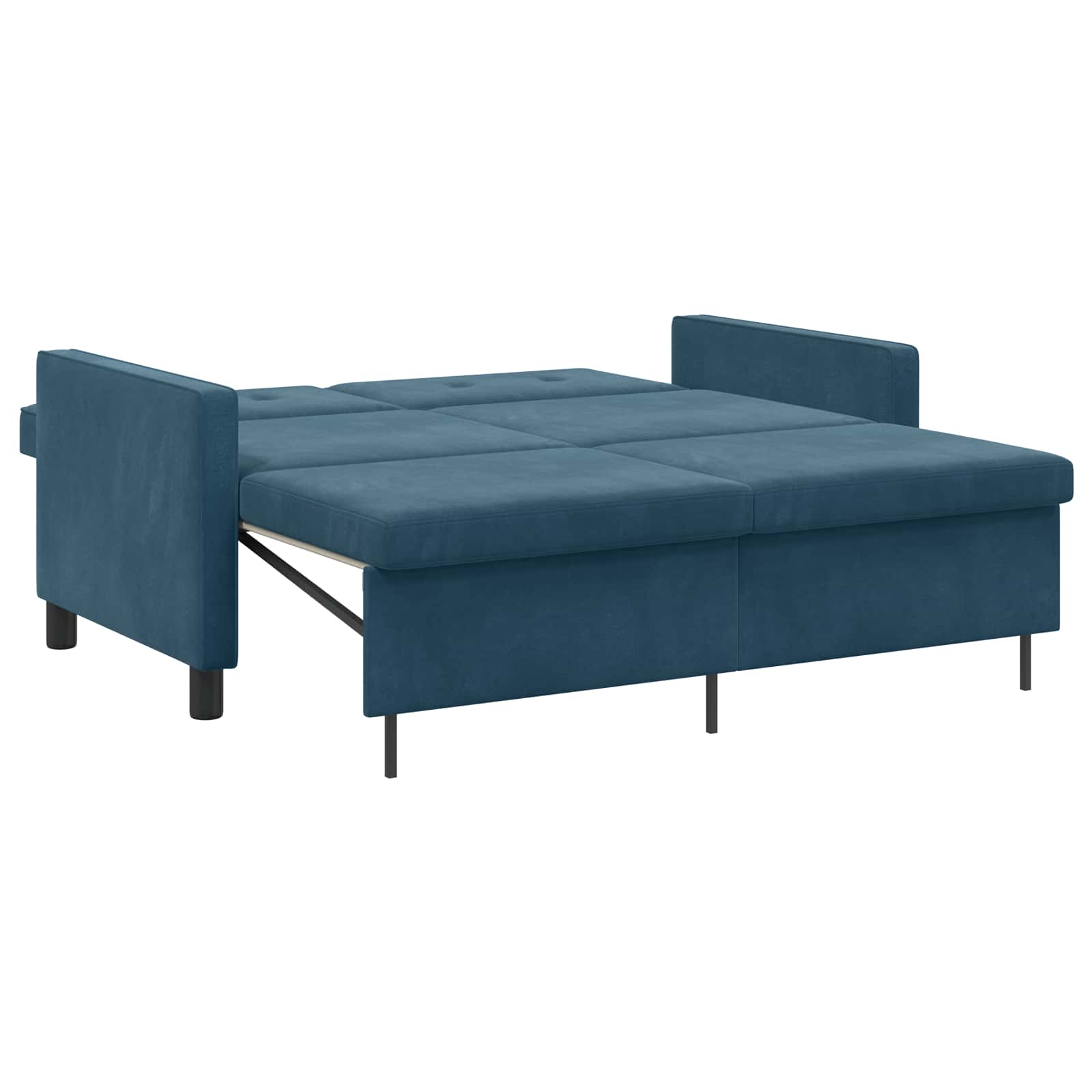 vidaXL Sofa Bed niebieski tkanina